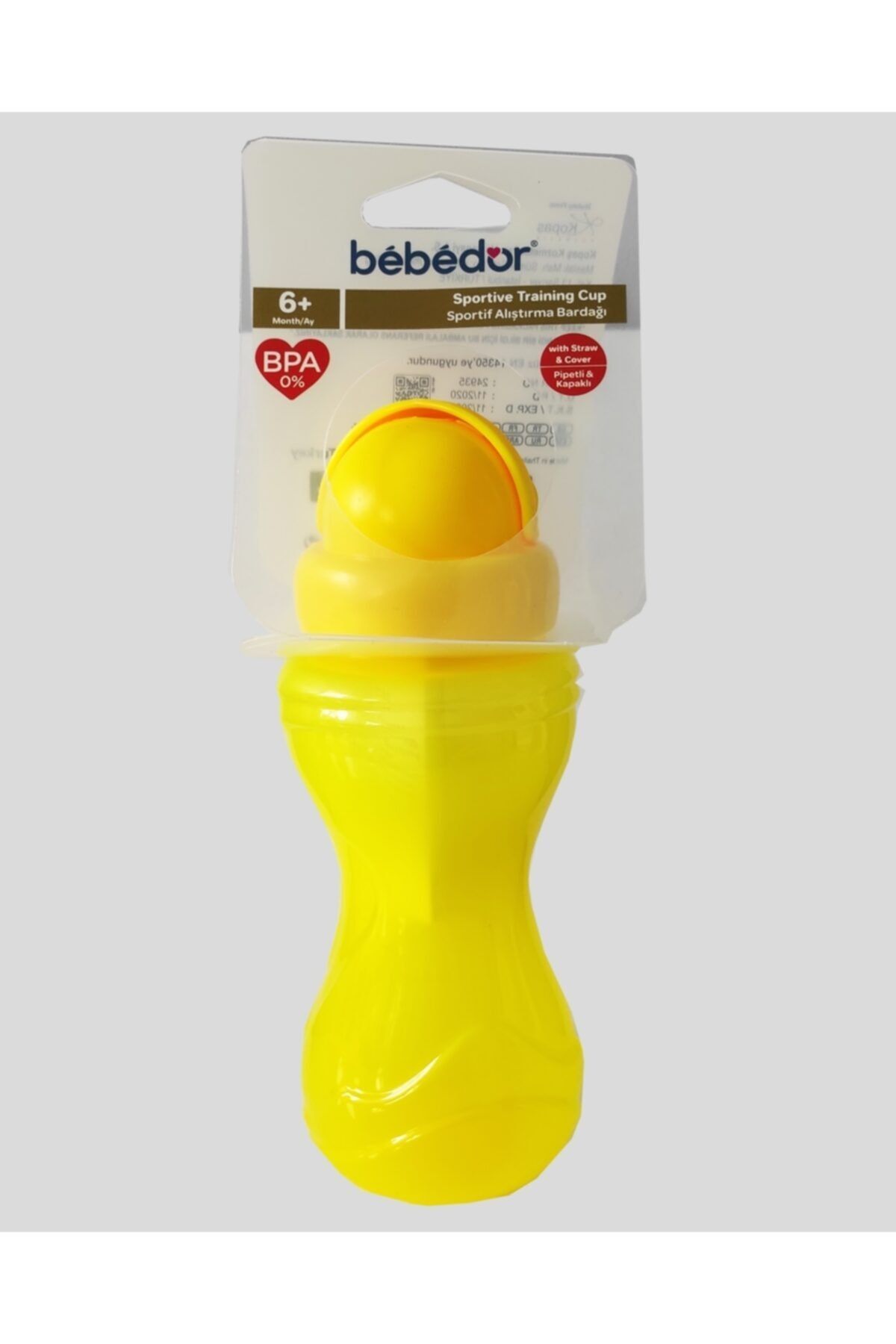 Bebedor Sportif Alıştırma Bardağı 300 ml Kod:8504 (sarı)