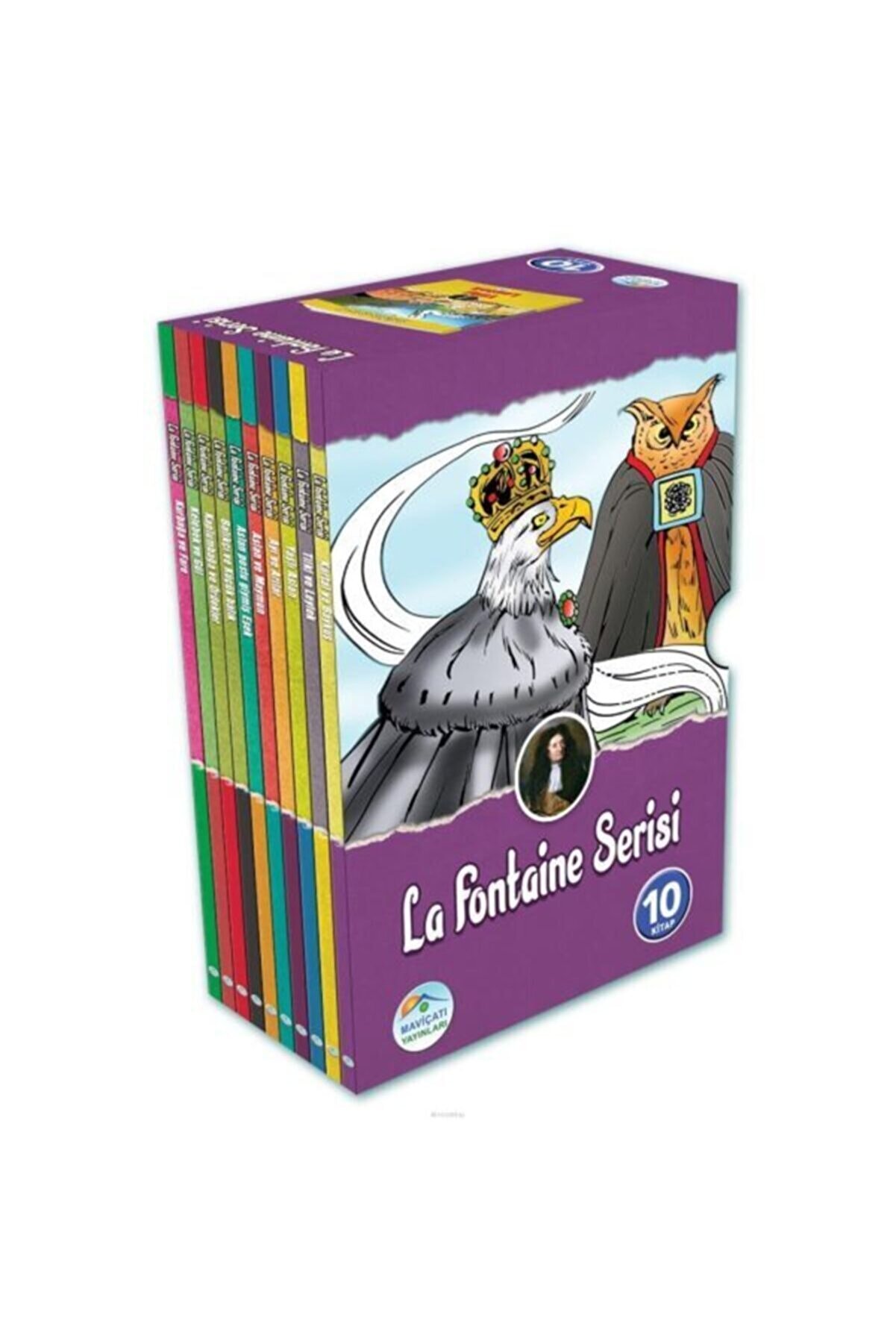 Mavi Çatı Yayınları La Fontaine Öyküleri Seti 10 Kitap Kutulu