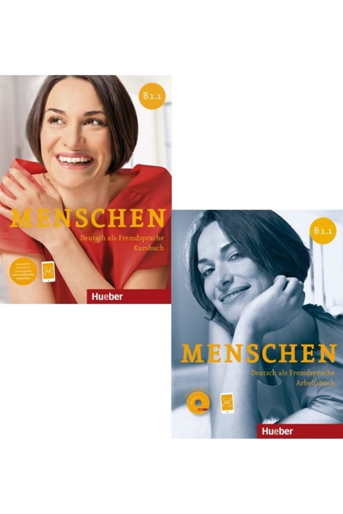 Hueber Yayınları Menschen B1.1 : Kursbuch + Arbeitsbuch Mit Audio-cd