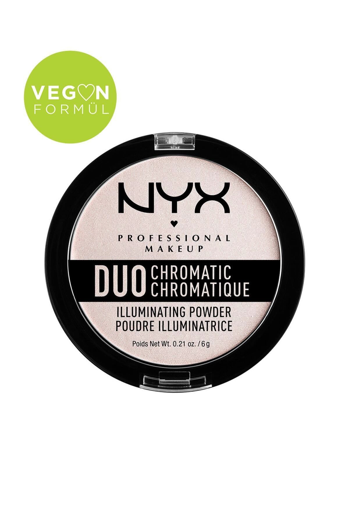 NYX Professional Makeup Aydınlatıcı Pudra - Duo Chromatic Illuminating Powder Snow Rose 800897085452