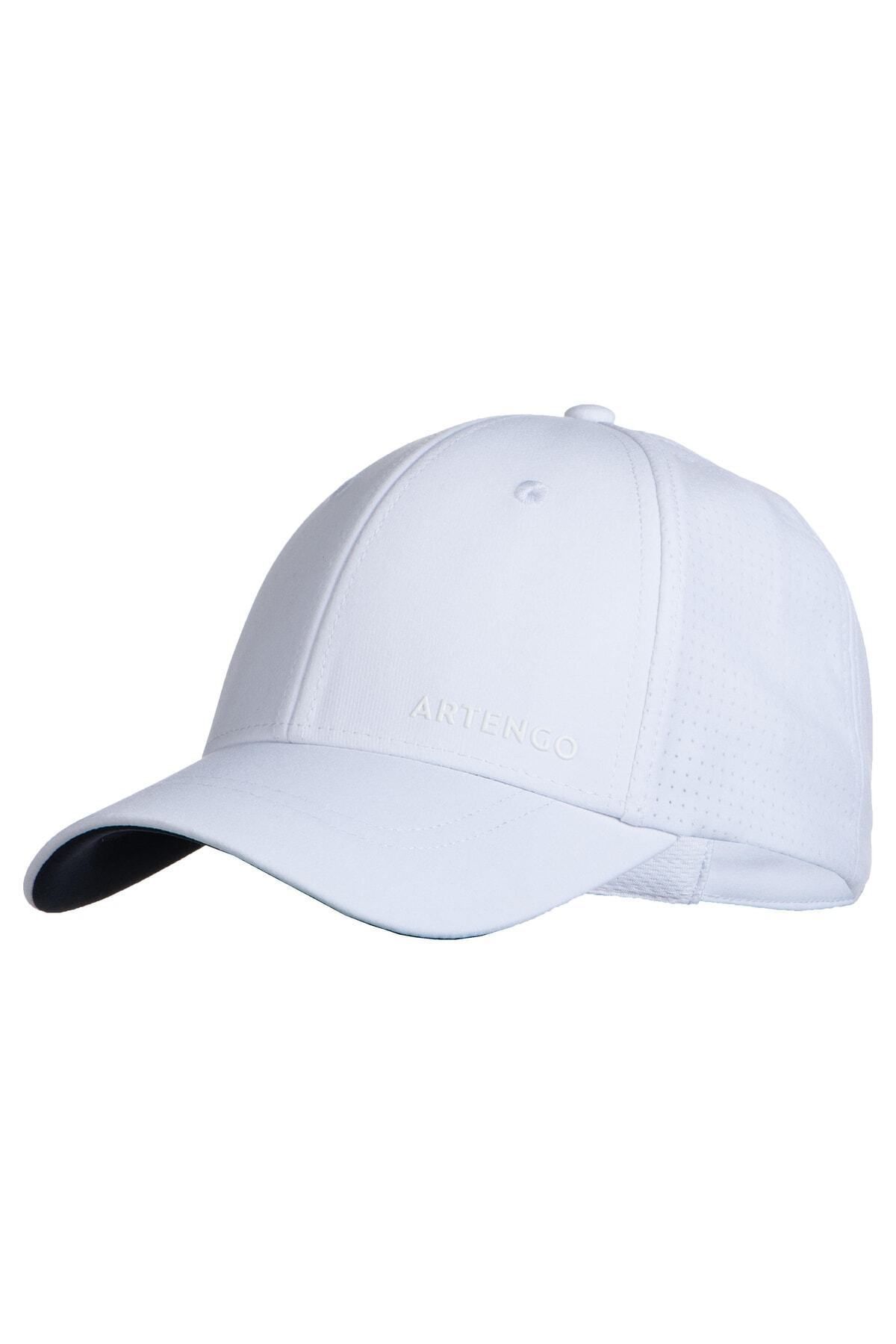 Decathlon Artengo Tenis Şapkası - Beyaz / Lacivert - Tc 900
