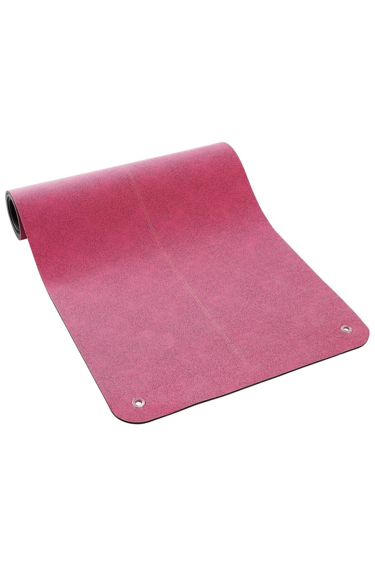 Decathlon Domyos Pilates Matı - 170 Cm X 62 Cm X 8 Mm - M Boy - Pembe - Tonemat Aop