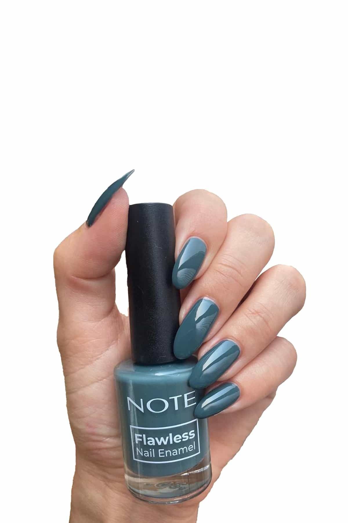 Note Cosmetics Nail Flawless Oje 19 Little Succulent - Gri