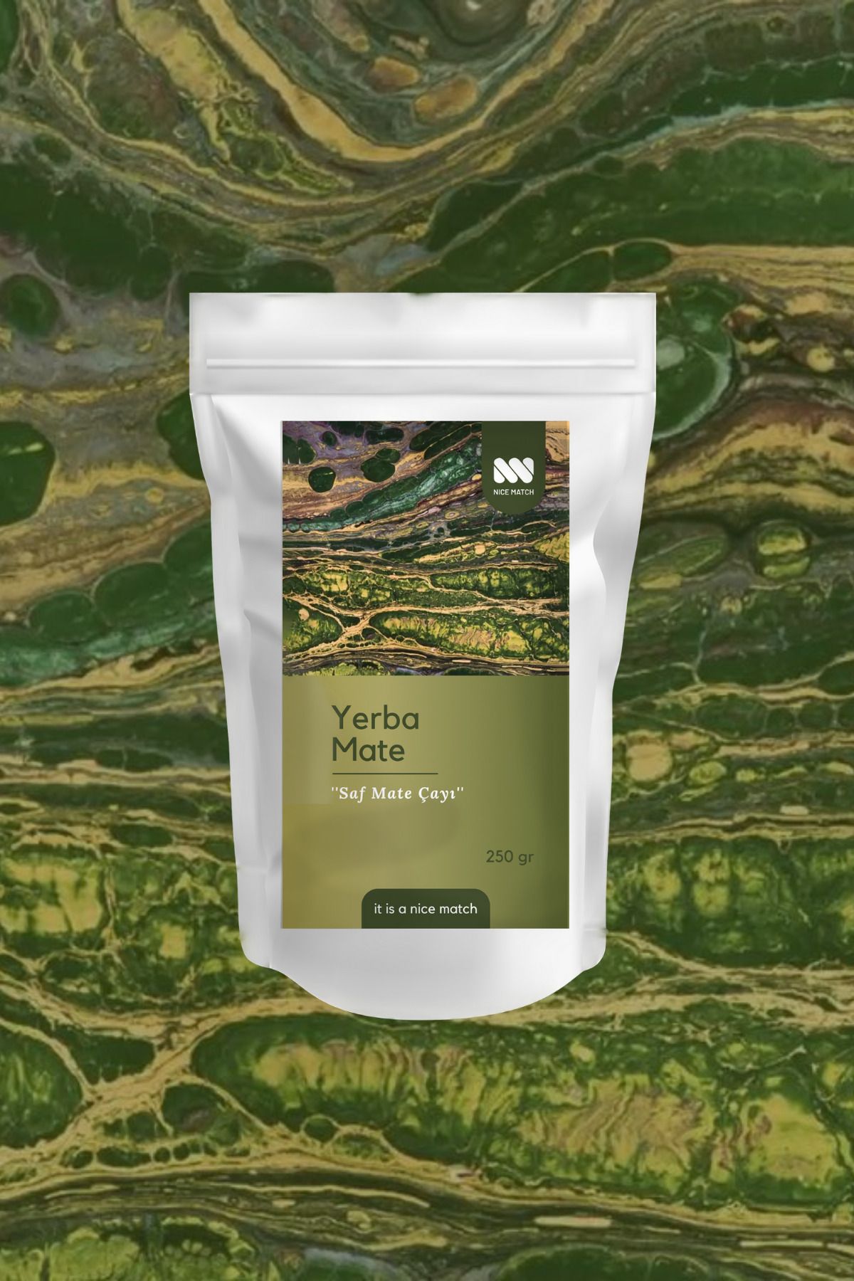 Nice Match Yerba Mate Tea - Saf Mate Çayı 250 Gr