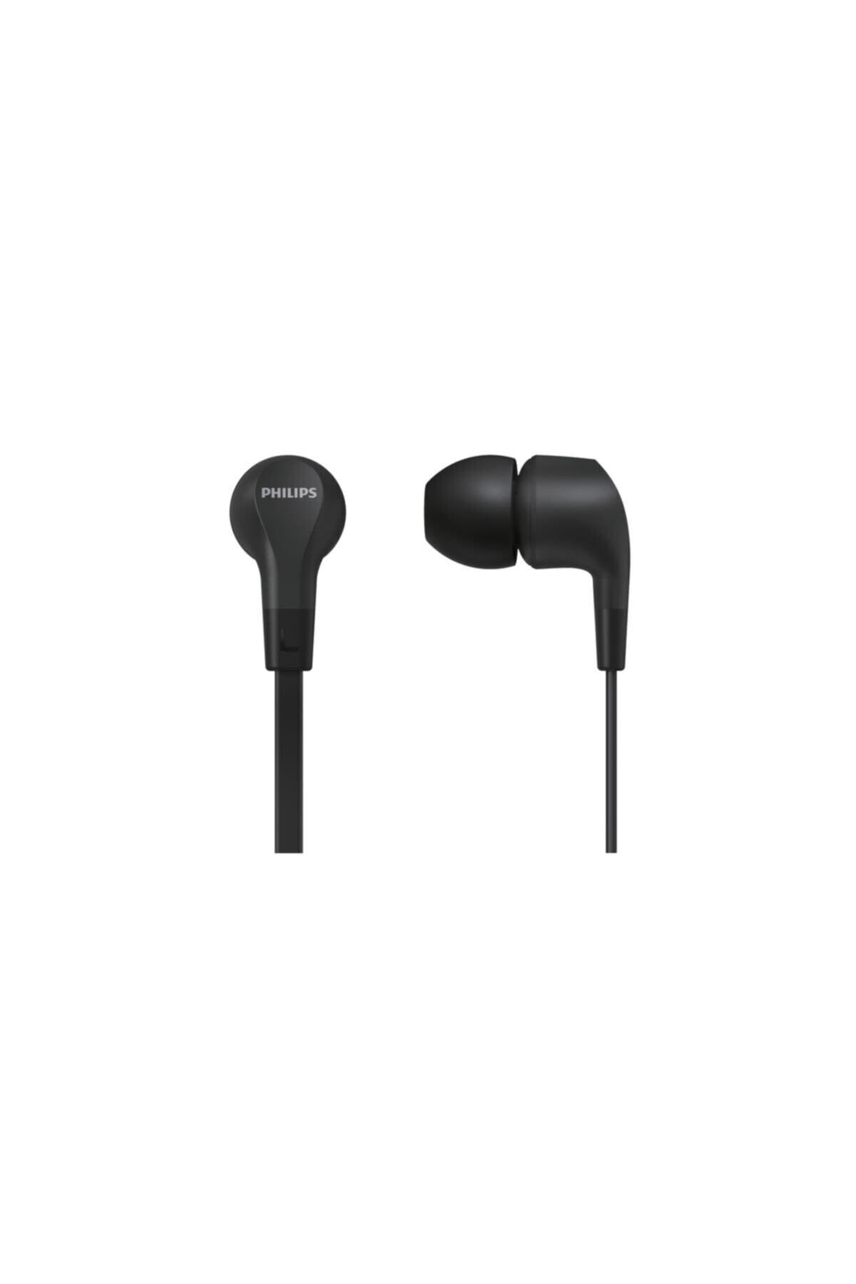 Philips TAE1105 Kablolu Kulak İçi Kulaklık (Mikrofonlu) Siyah