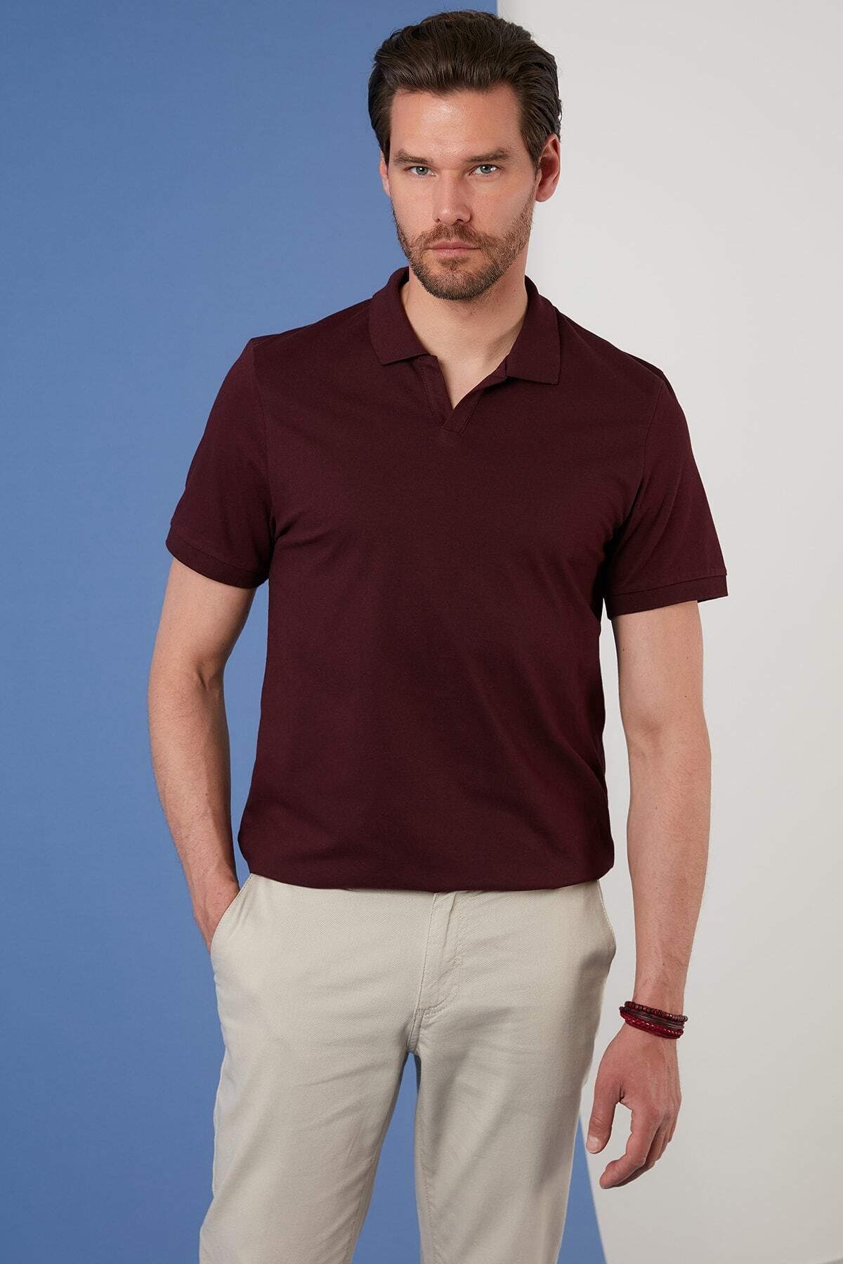 Buratti Slim Fit Pamuklu Erkek Polo Yaka T Shirt 5902141 Tişört