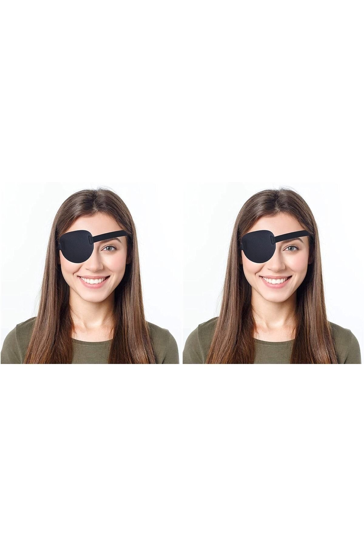 ARWEX 2 Adet Göz Kapama Bandı Tek Göz Korsan Bandı Göz Bandajı Göz Tembelliği Bandı Göz Pedi Göz Bandı