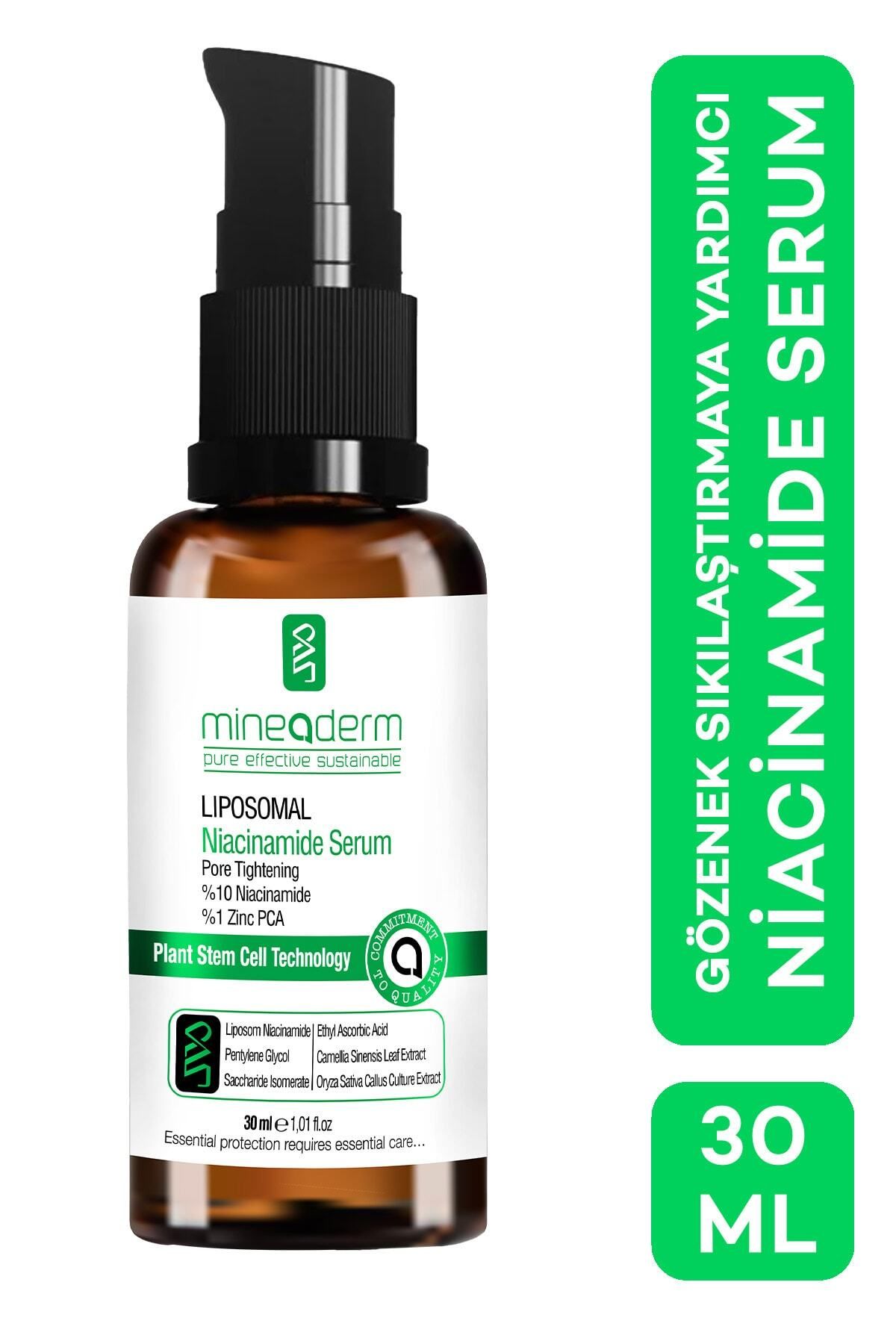 mineaderm Gözenek Sıkılaştırmaya Yardımcı Niacinamide Serum/pore Tightening Liposom %10 Niacinamide Serum