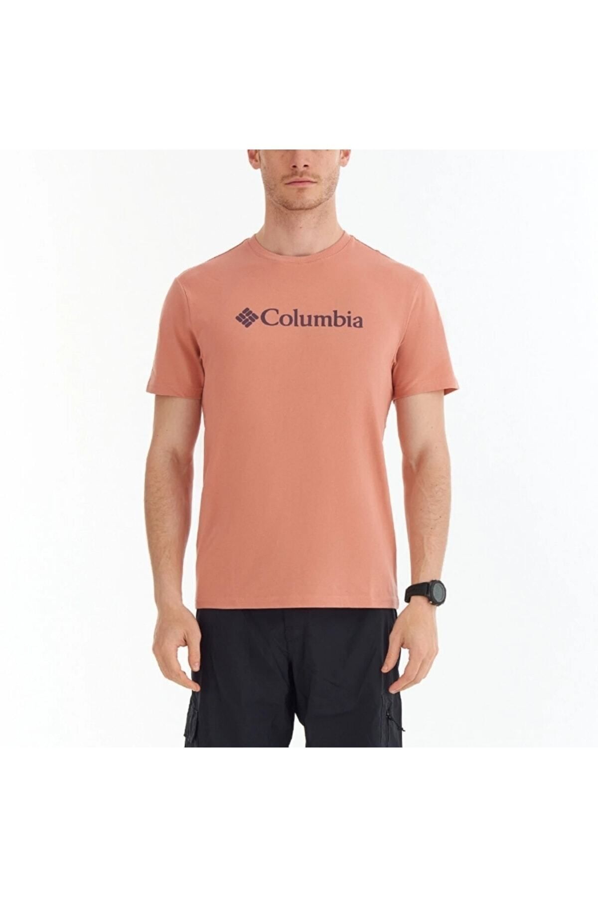 Columbia Csc M Basic Logo Brushed Erkek Kısa Kollu T-shirt Cs0287-670