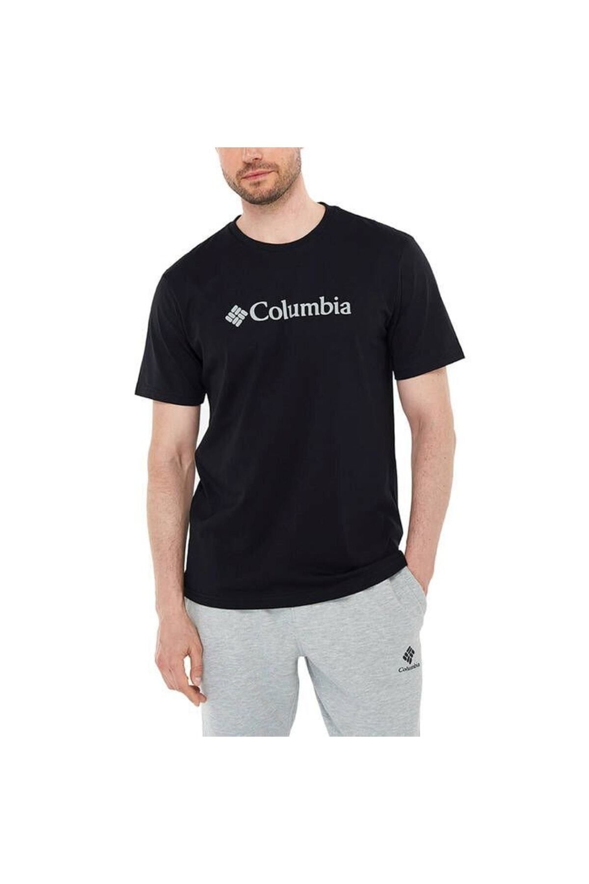 Columbia Csc M Basic Logo Brushed Erkek Kısa Kollu T-shirt Cs0287-010