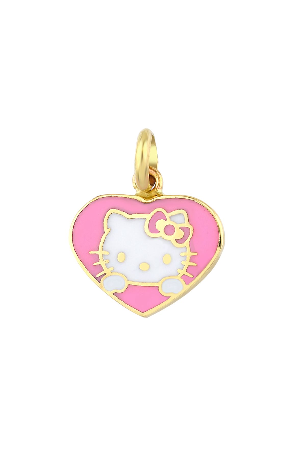 Hello Kitty Altın Kolye Ucu Ku1650