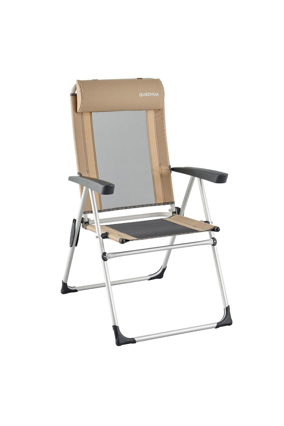 Decathlon Quechua Katlanır Kamp Sandalyesi - Çelik / Alüminyum - Comfort