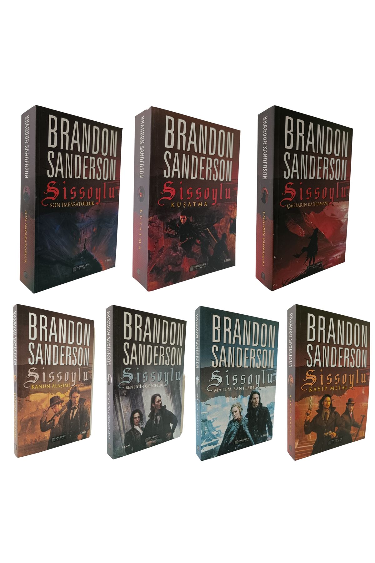 Akıl Çelen Kitaplar Brandon Sanderson Sissoylu Serisi 7 Kitap Takım