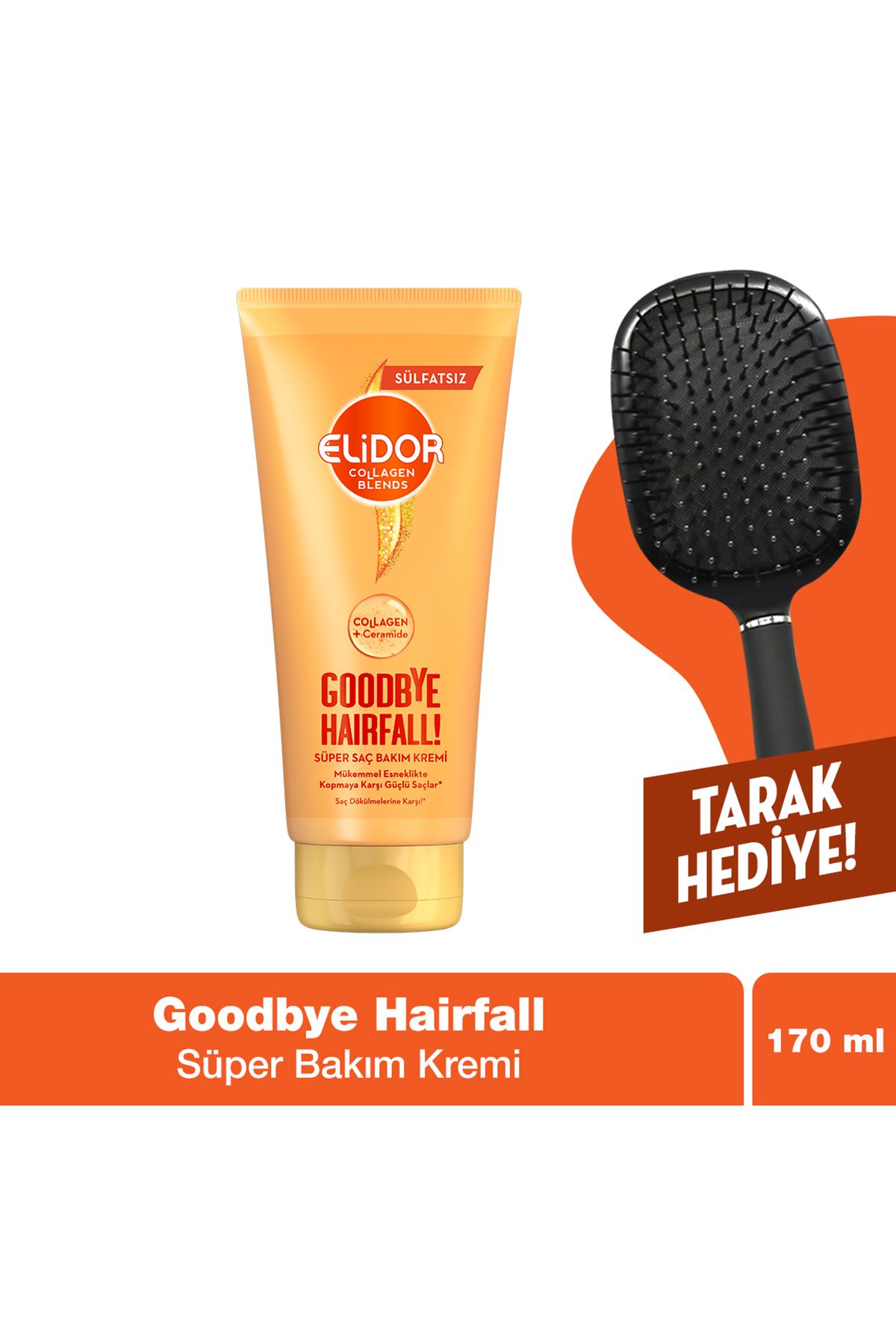 Elidor Collagen Blends Sülfatsız Süper Saç Bakım Kremi Goodbye Hairfall Saç Dökülmelerine 170 ml