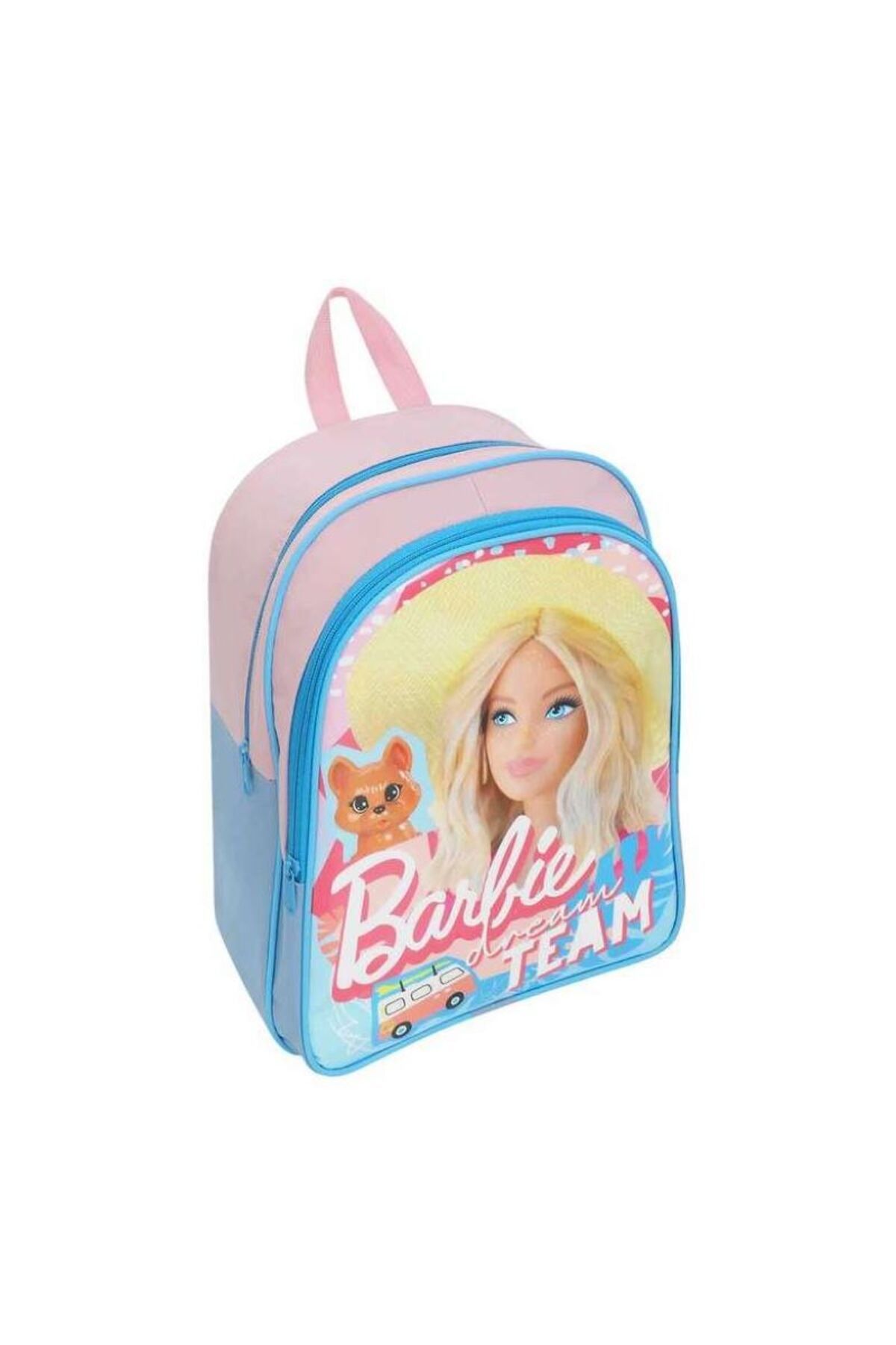 Barbie Beslenme çantalı ilkokul kız pembe sırt çantası