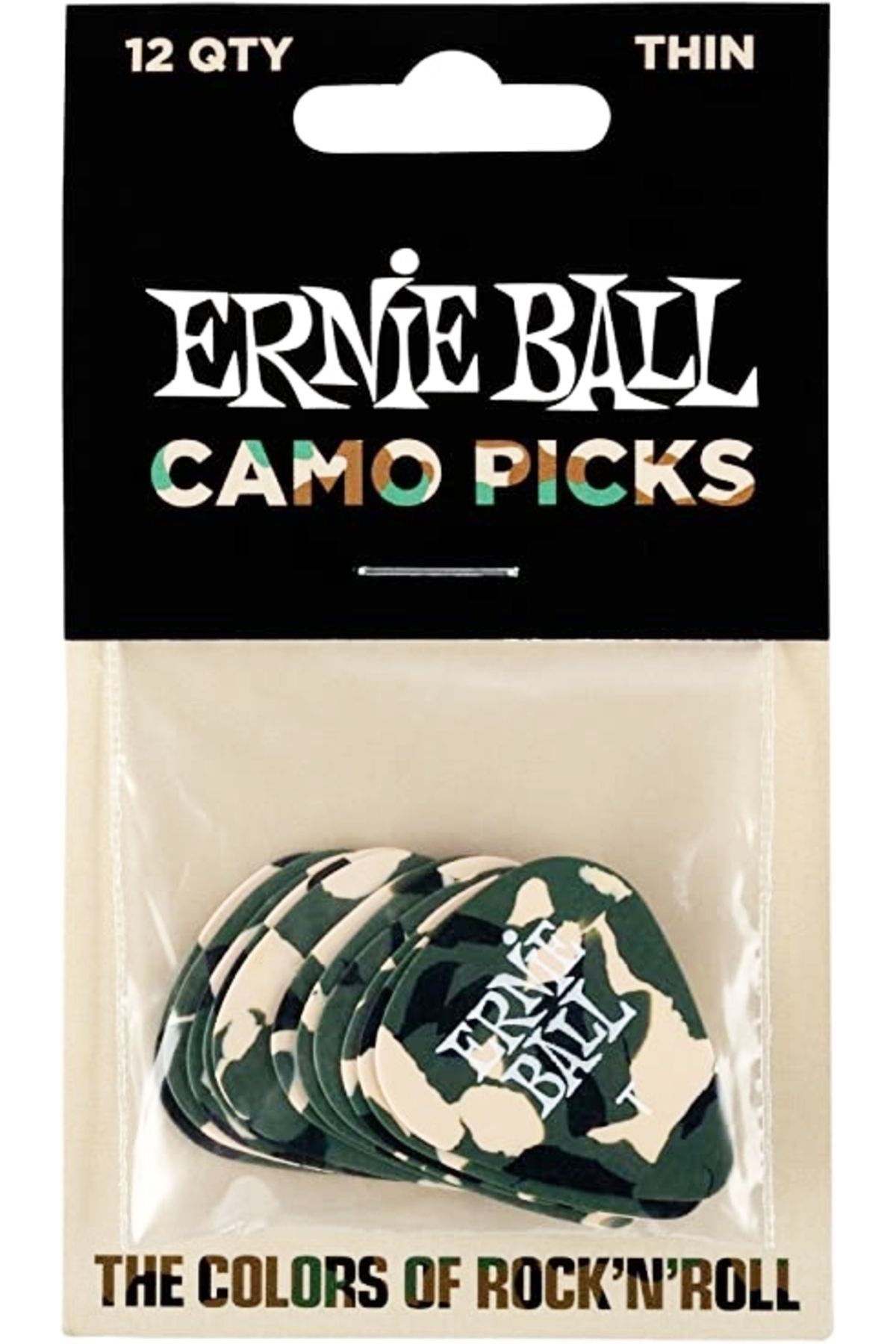 Ernie Ball P09221 Camouflage Thin Pena 12 Adet 0.46mm Thin