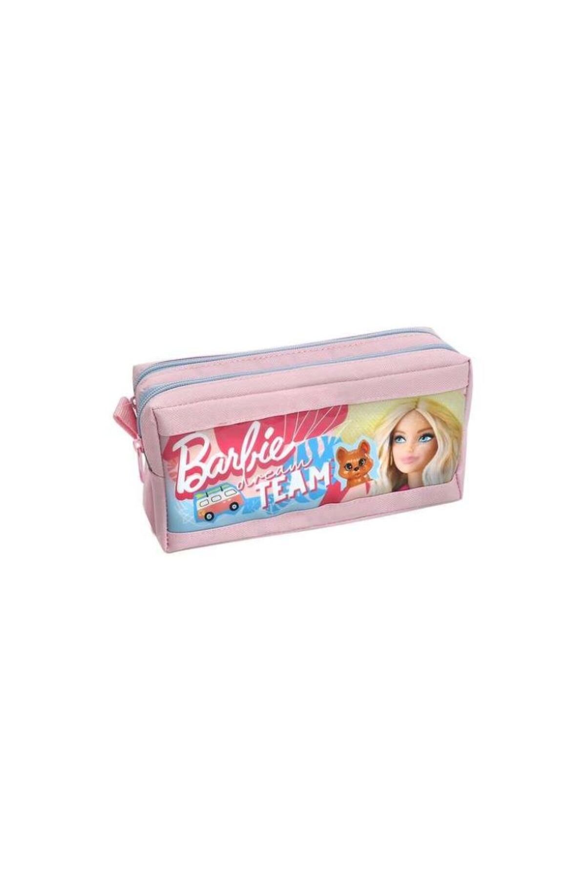 Barbie Desenli renkli kız çocuk öğrenci kalem çantası kalem kutusu