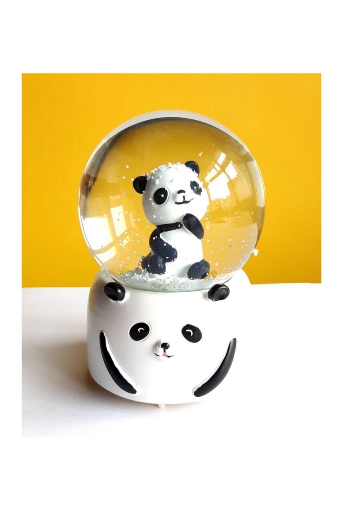 colorful dream store Küçük boy panda kar küresi ışıklı