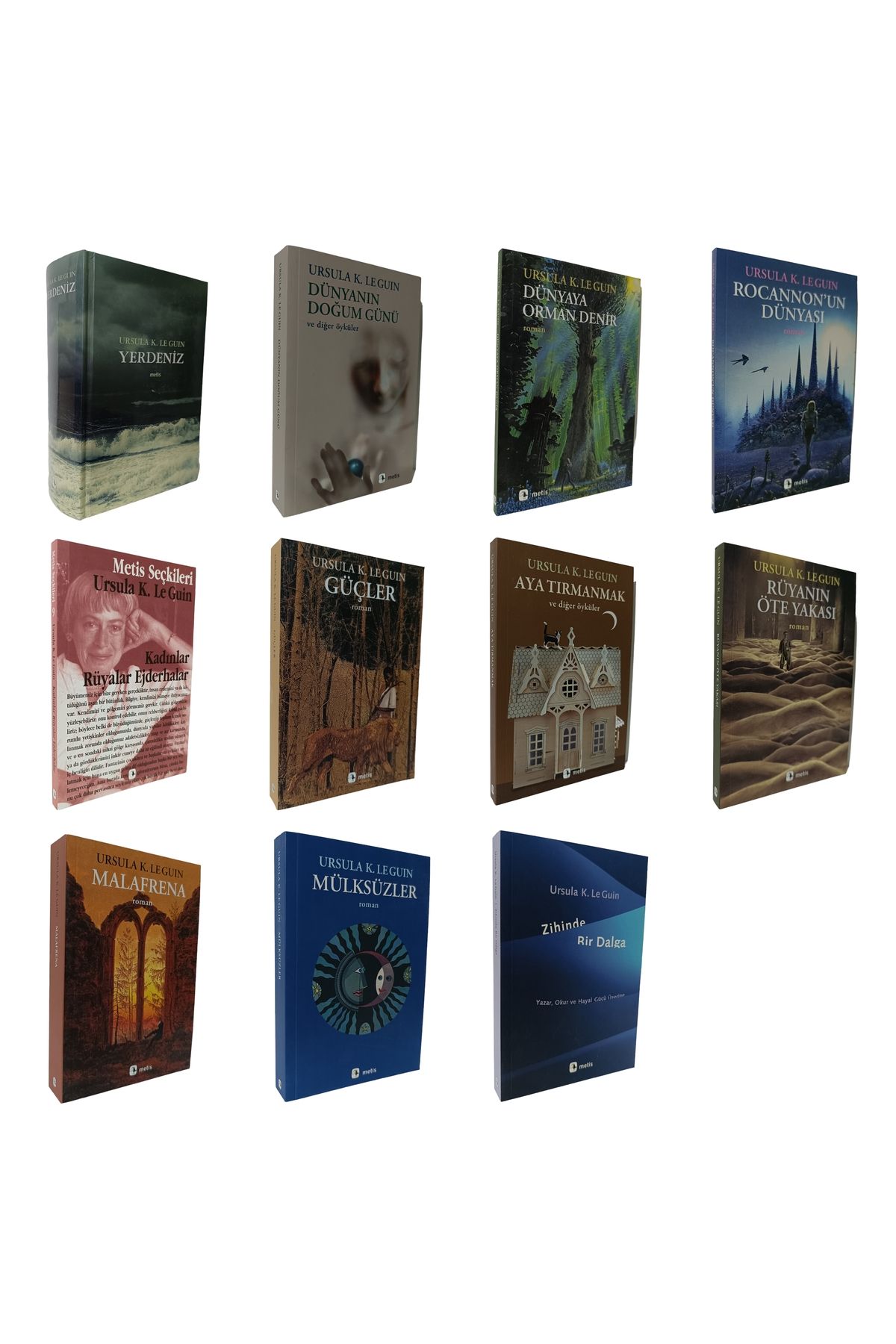 Metis Yayıncılık Ursula K. Le Guin 11 Kitap Takım Yerdeniz Güçler Malafrena Mülksüzler Rüyanın Öte Yakası