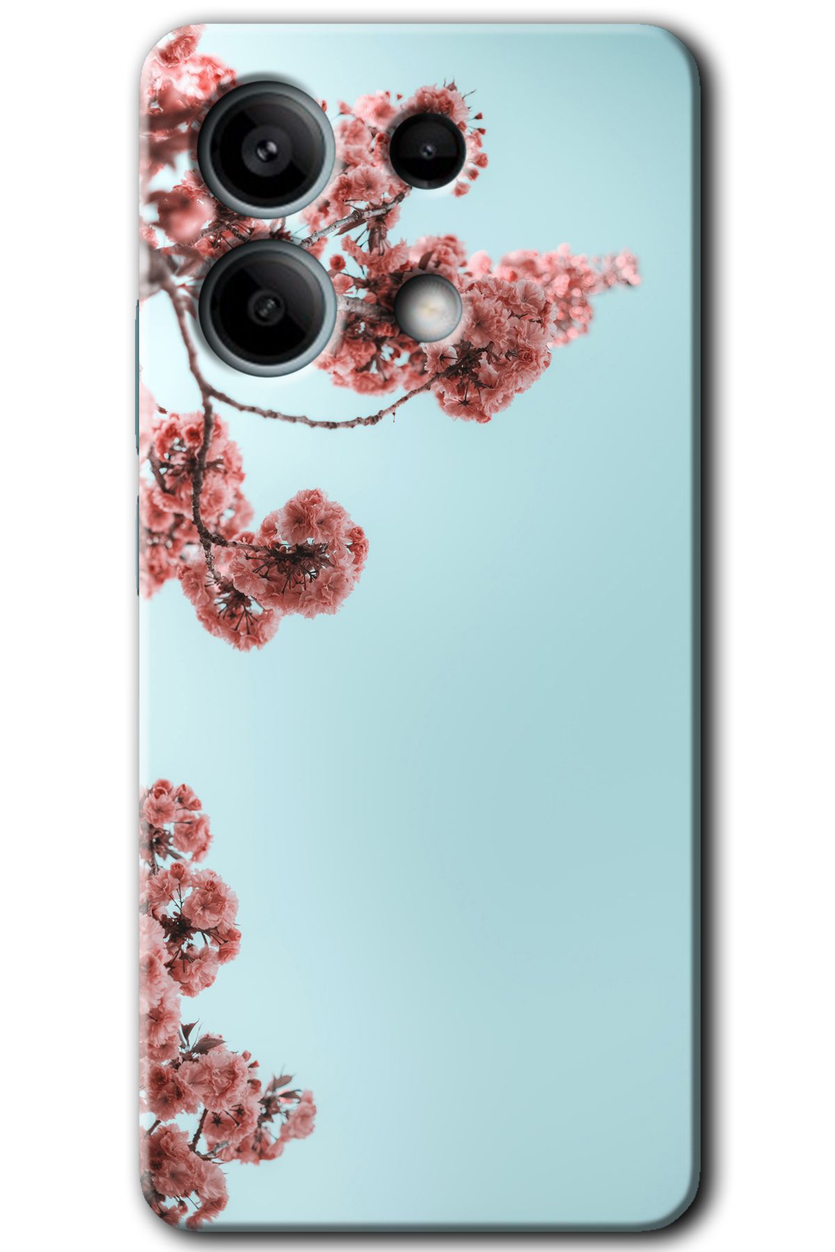 Gramaphone Xiaomi Redmi Note 13 Pro 5G Kılıf HD Desen Baskılı Kılıf - Japon Çiçeği
