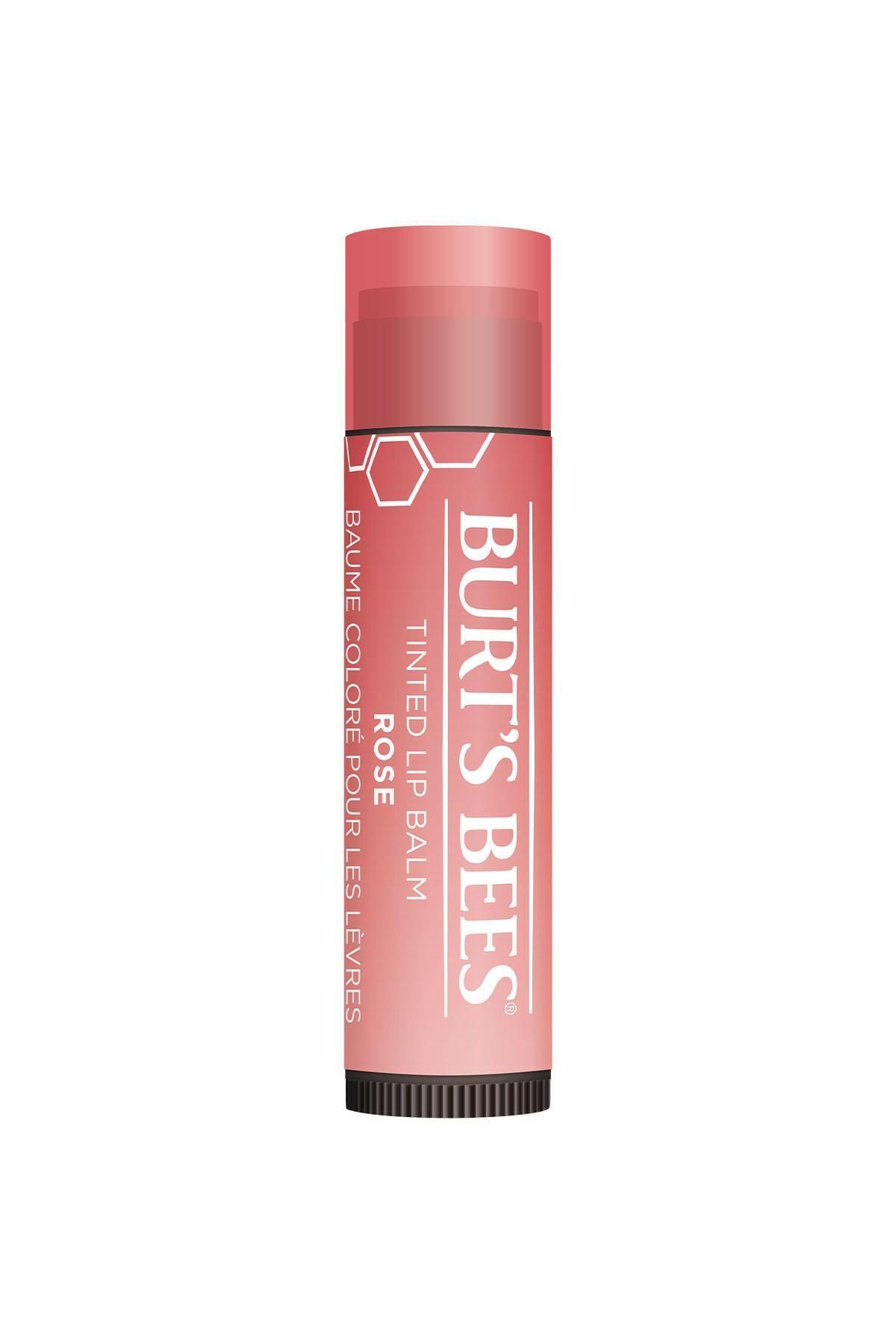 Burt's Bees %100 Doğal Ve Renkli Dudak Bakımı Kırmızı - Tinted Lip Balm Rose 4,25 G