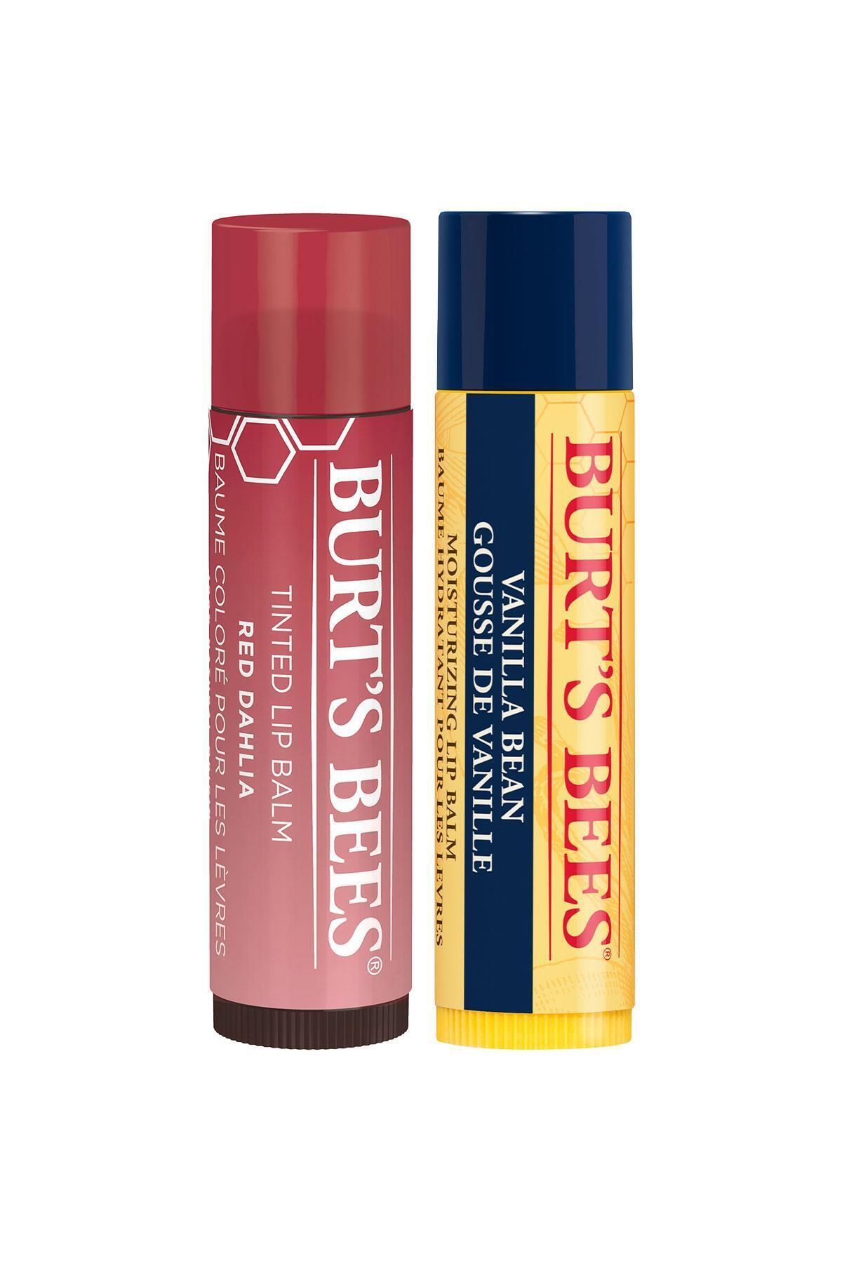 Burt's Bees Renkli Dudak Bakım Kremi Vişne - Tinted Lip Balm Red Dahlia+vanilla Lip Balm