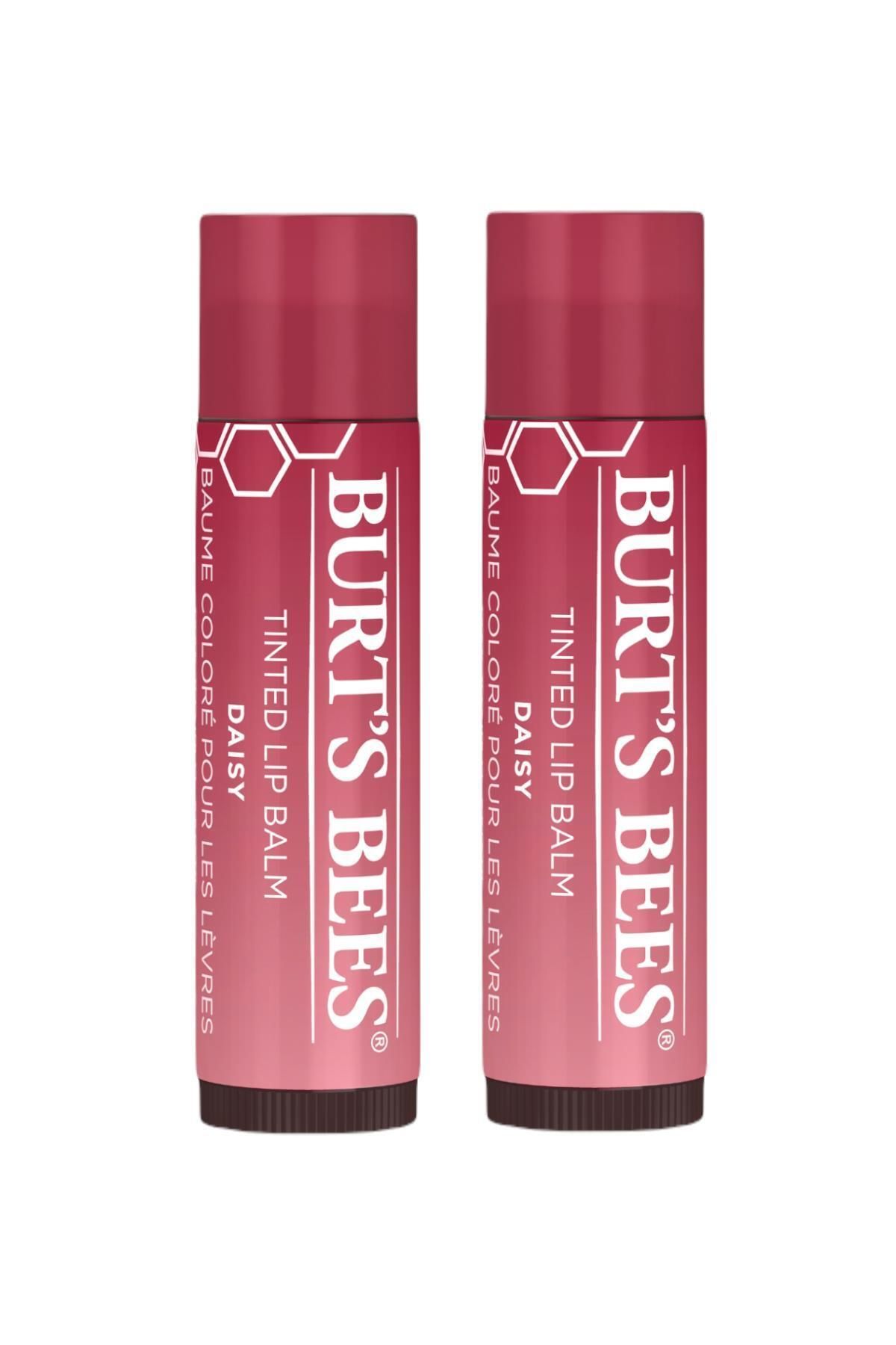 Burt's Bees Renkli Dudak Bakım Kremi Mercan Çiçeği - Tinted Lip Balm Daisy 4,25 Gr X2 Adet