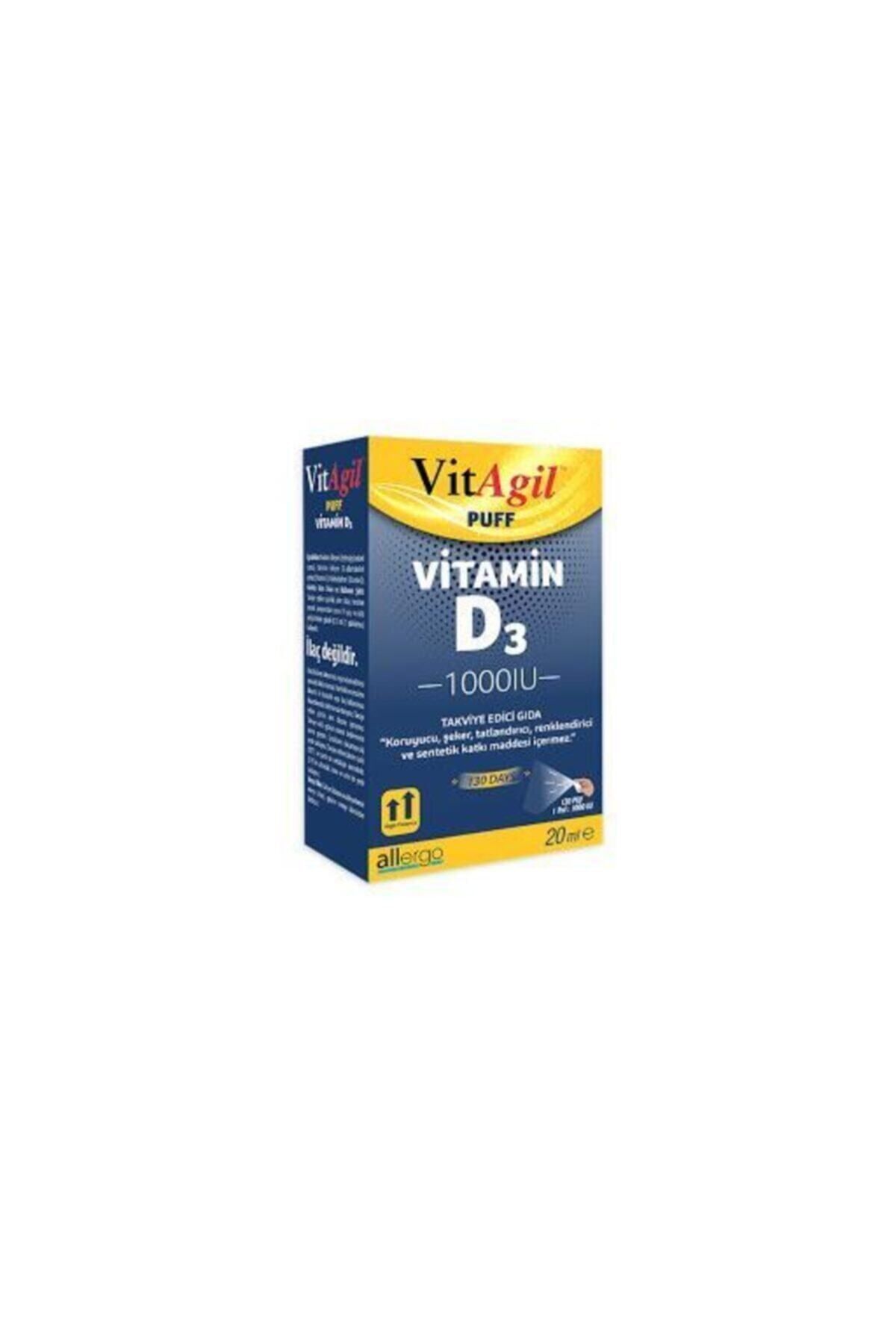 Allergo Vitagil Puff Vitamin D3 1000 Iu 20 Ml