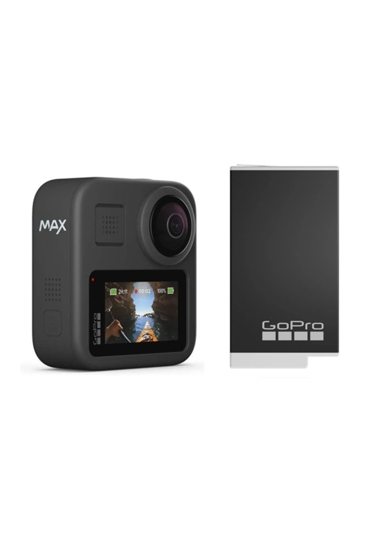 GoPro Max 360 Aksiyon Kamera + Max Enduro Batarya Resmi Distribütör Garantili
