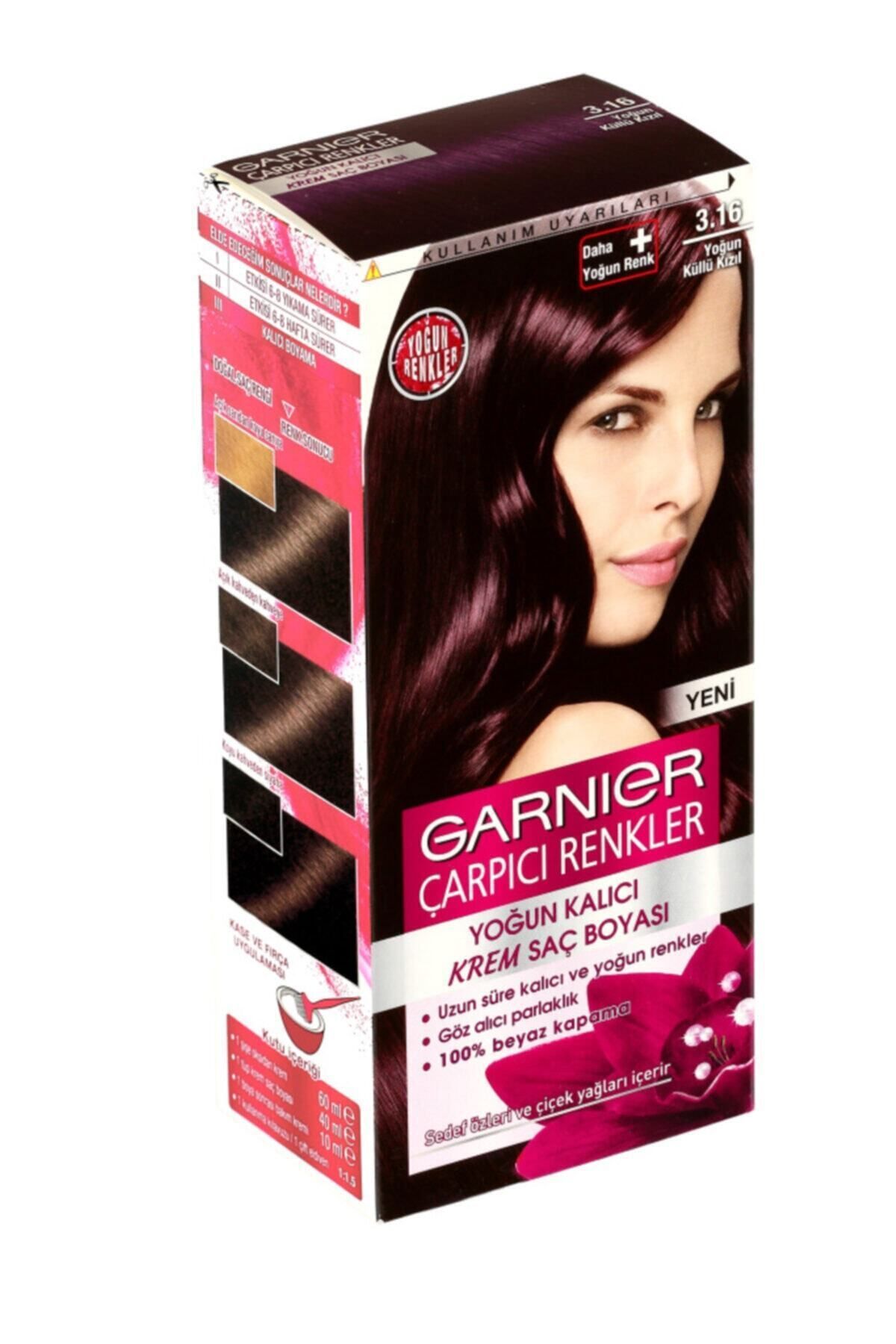 Garnier Yoğun Küllü Kızıl Krem Saç Boyası