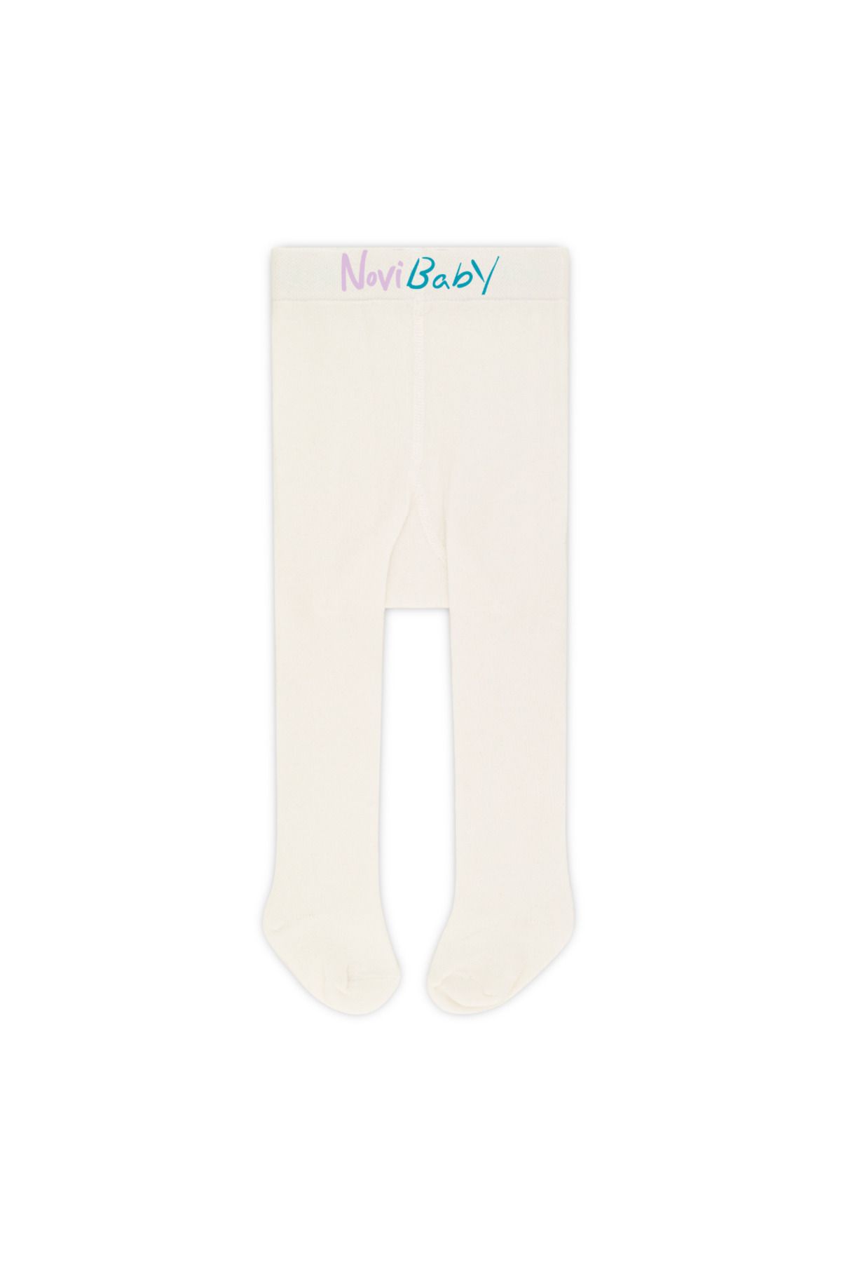 Novibaby Bebek Pamuklu Külotlu Çorap, Çocuk Yenidoğan Pamuk Kız Erkek Okul Çorabı, Beyaz Ekru Pembe Siyah Gri