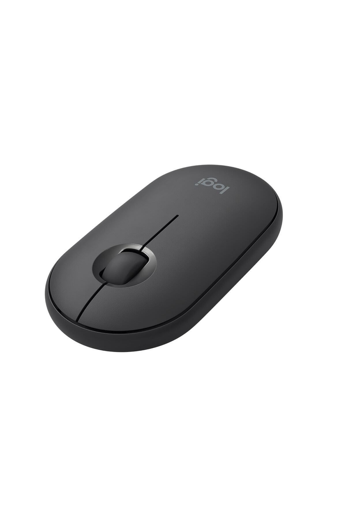logitech M350 Pebble Sessiz Kablosuz Kompakt Mouse - Siyah