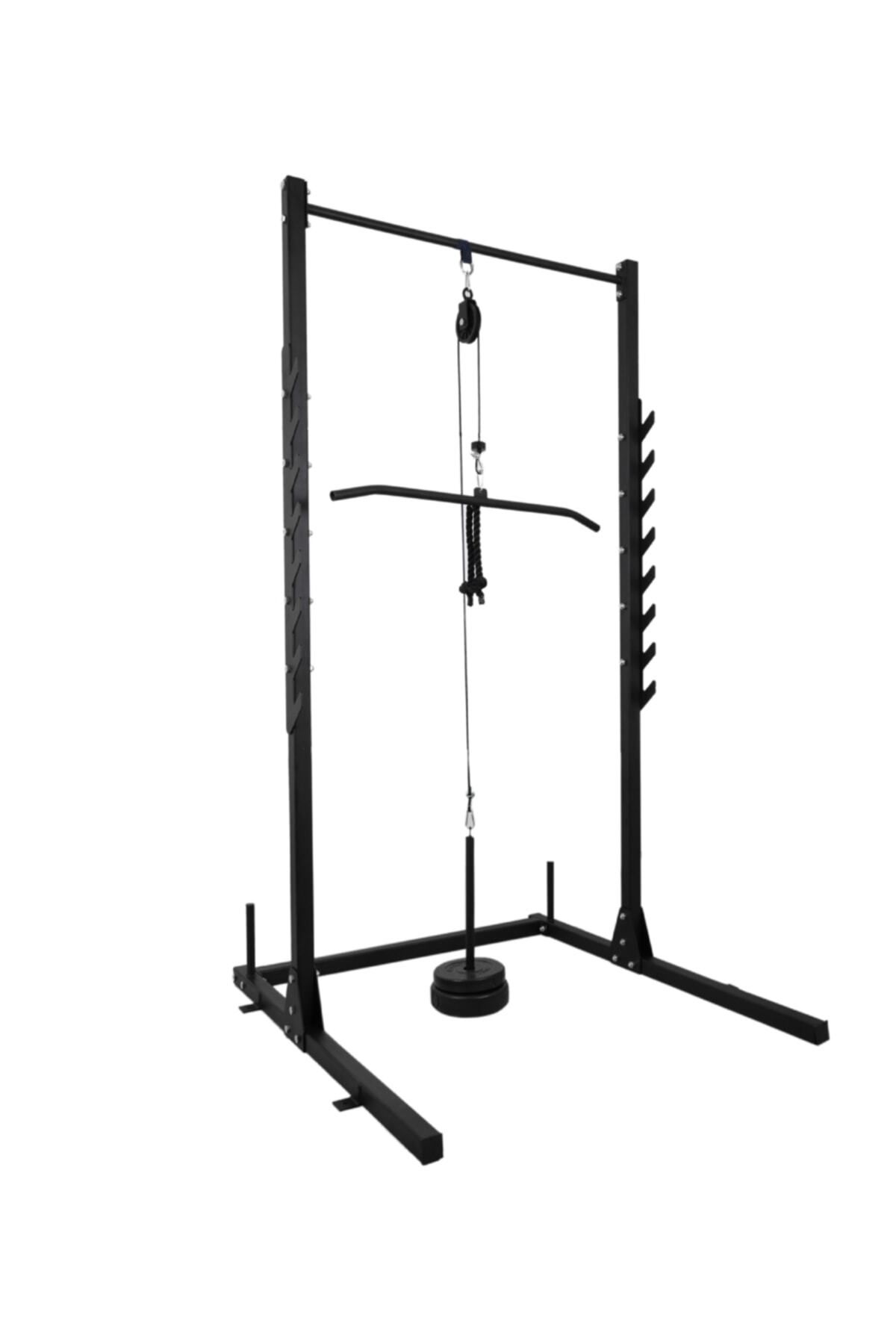 Esi Fitness Squat Rack / Bench Istasyonu / Barfiks / Makara Fitness Seti Standı