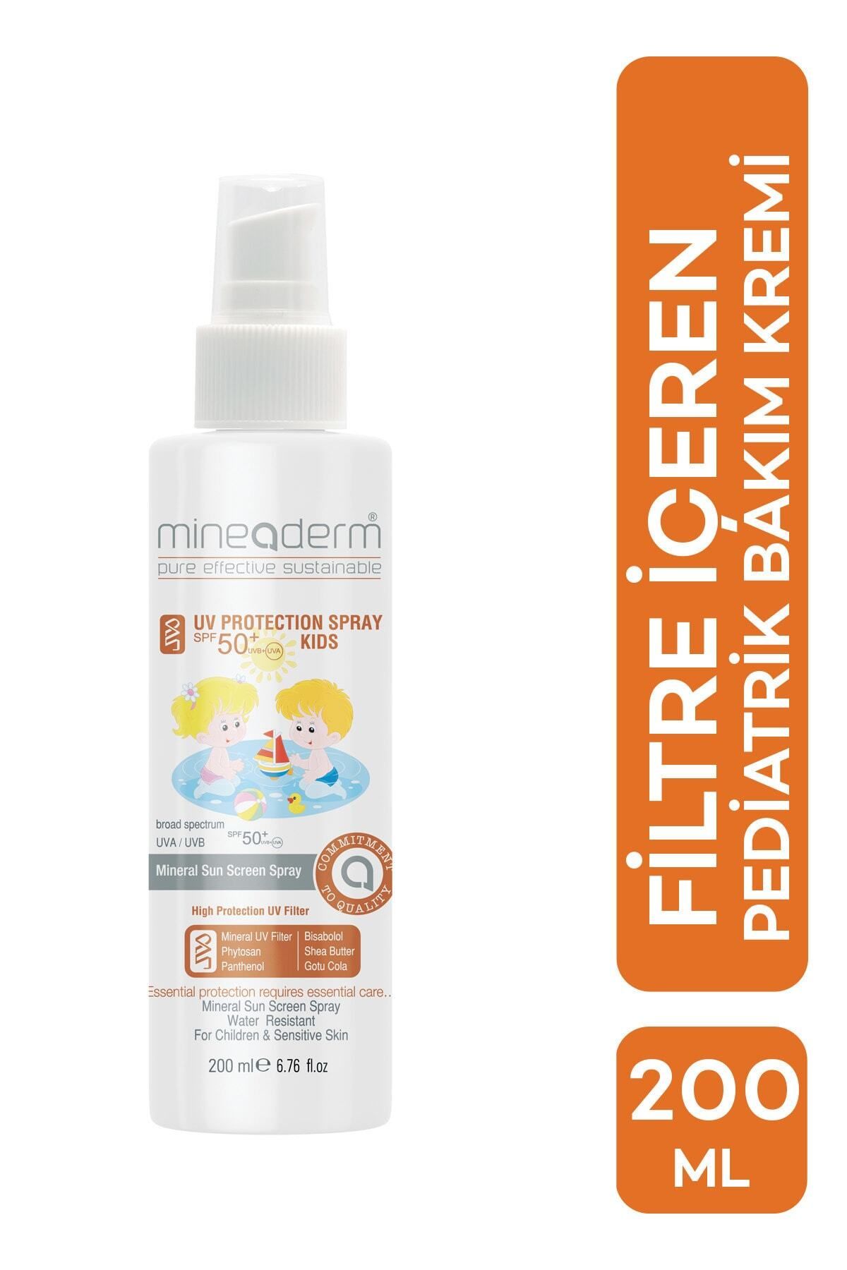 mineaderm Mineral Filtre Içeren Pediatrik Güneş Bakım Kremi/uv Protection&hydration Kıds Spray Spf50+