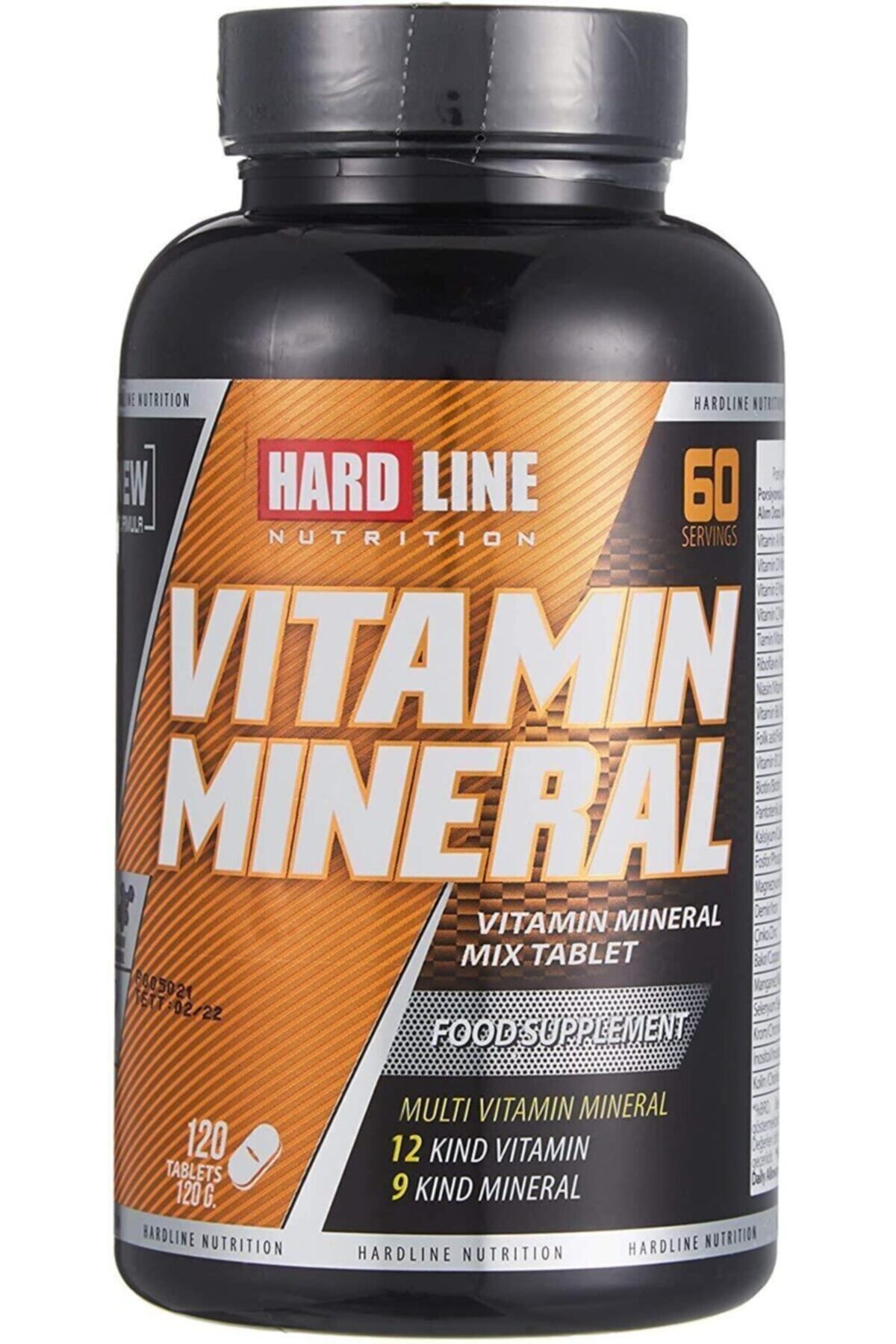 Hardline Nutrition Vitamin Mineral, 200 Gr