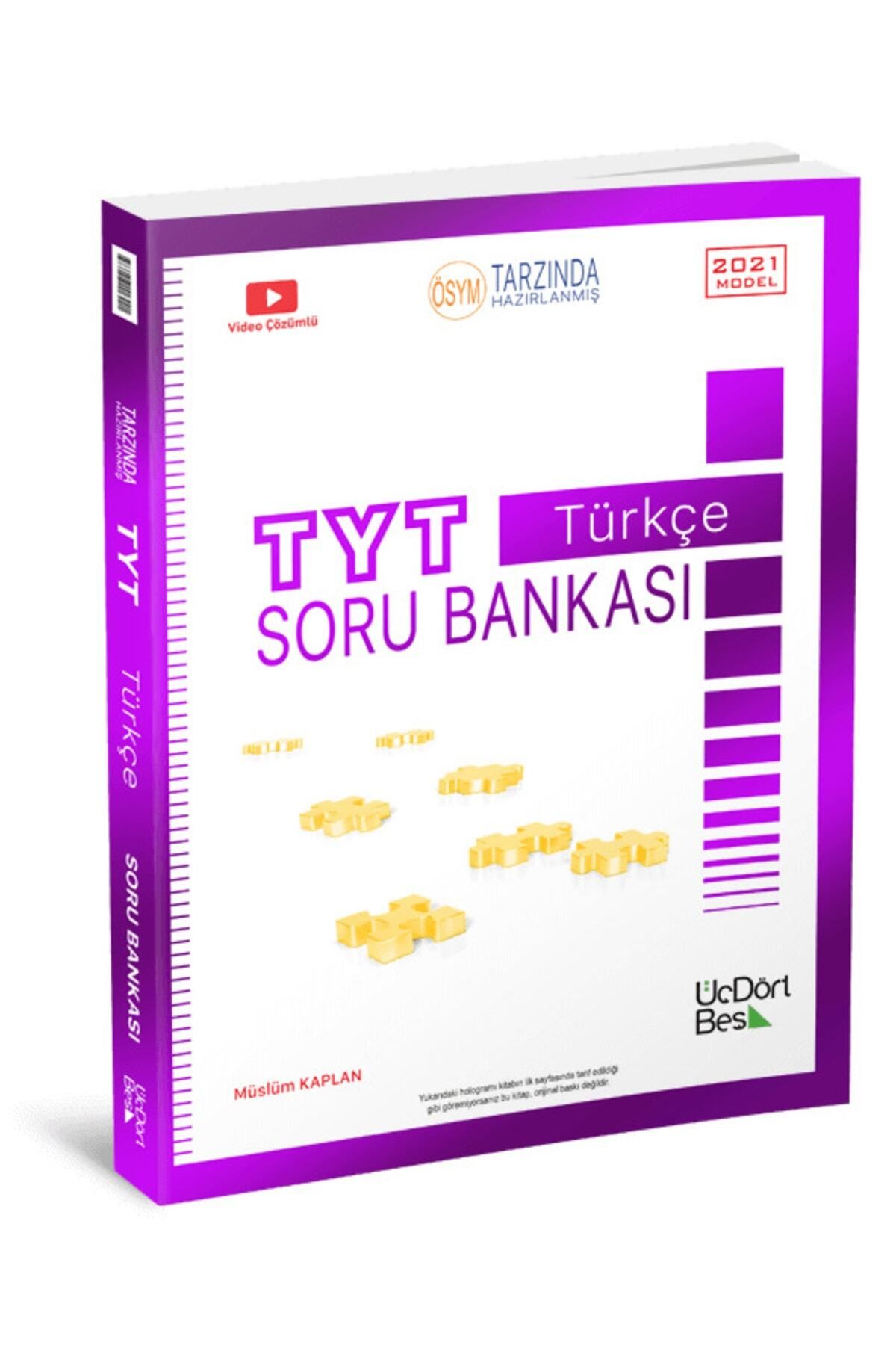 Üç Dört Beş Yayıncılık Tyt Türkçe Soru Bankası - Üçdörtbeş