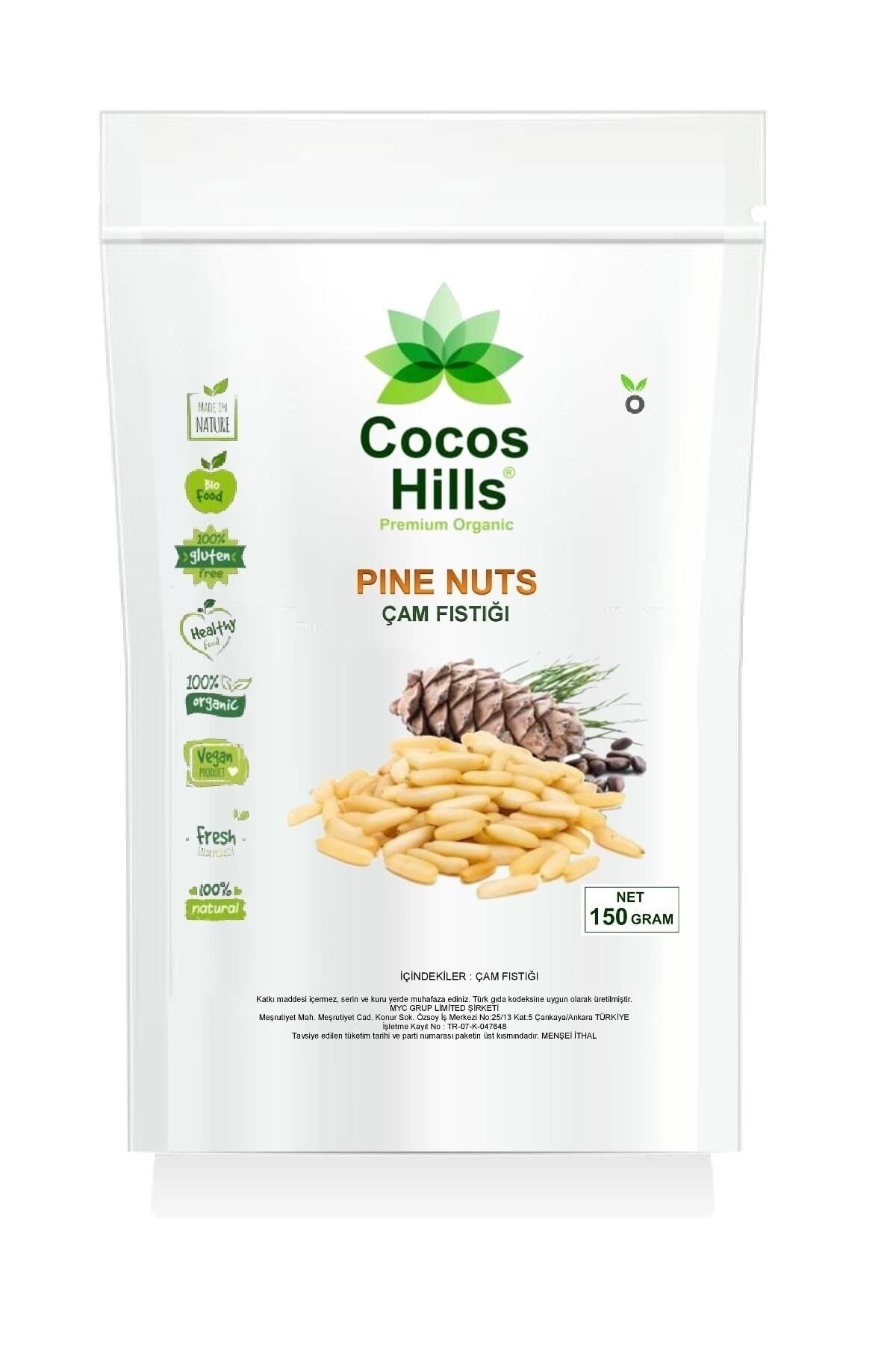 Cocos Hills Pine Nut Çam Fıstığı 150 gram