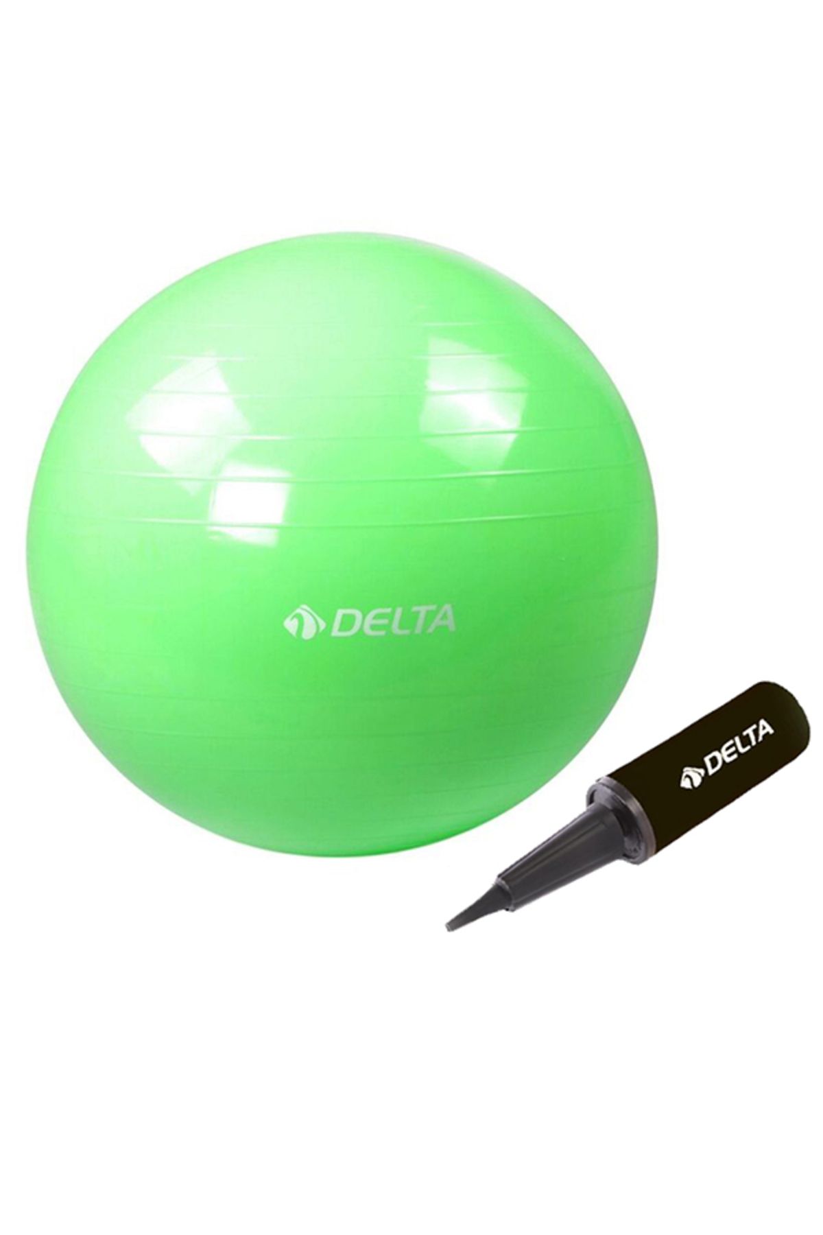 Delta 65 Cm Yeşil Renk Pilates Topu Pompalı