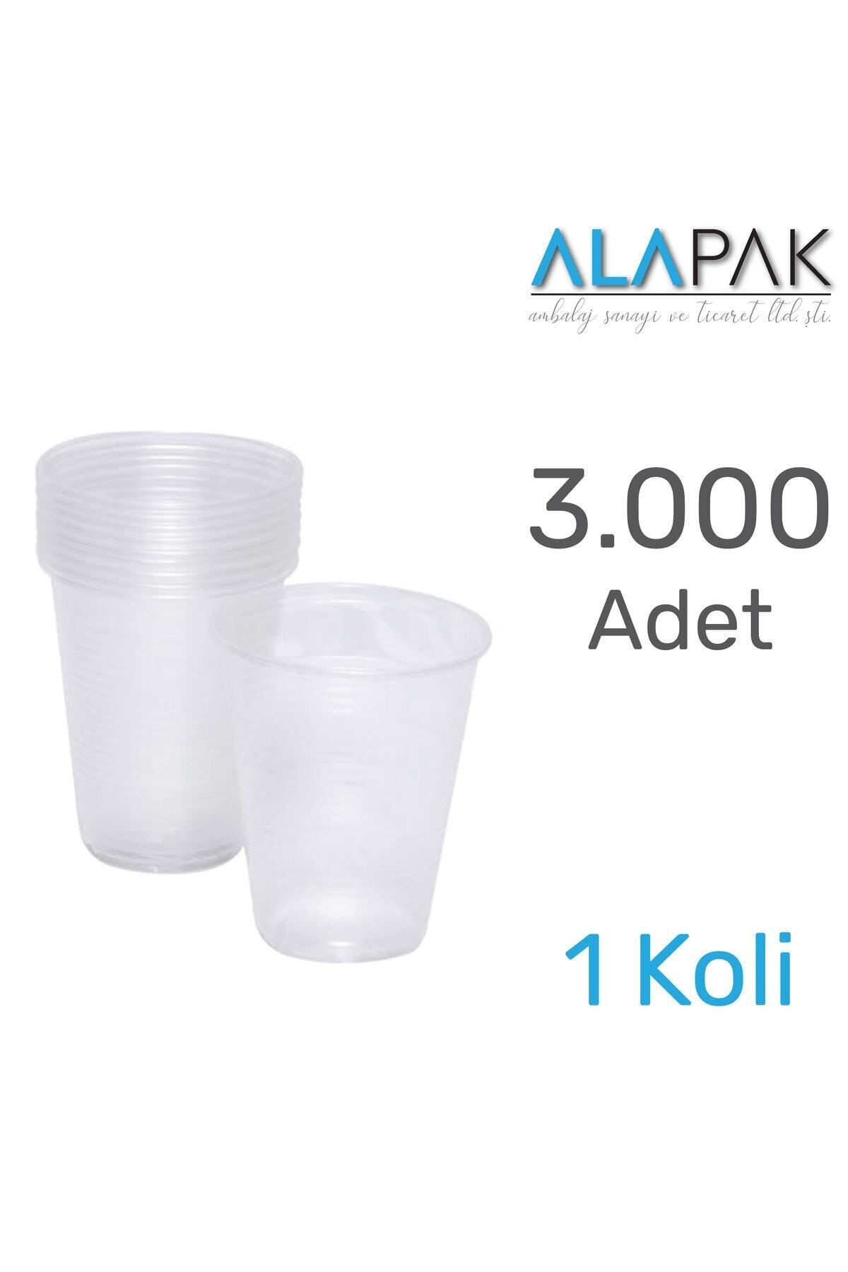 Alapak Plastik Pet Bardak Otomat Bardağı 180cc 3.000 Adet (1 KOLİ)