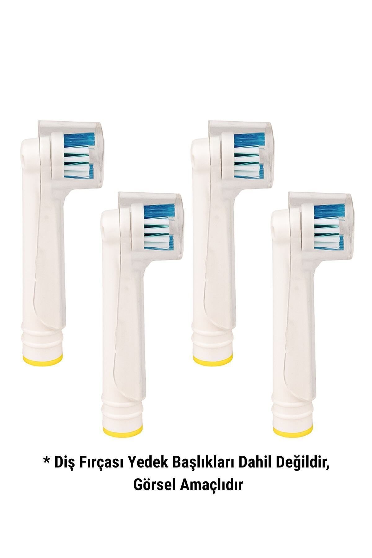 PI&GO Oral B  Şarjlı Ve Pilli Diş Fırçaları İçin Koruyucu Kapak Şeffaf, 4 Adet