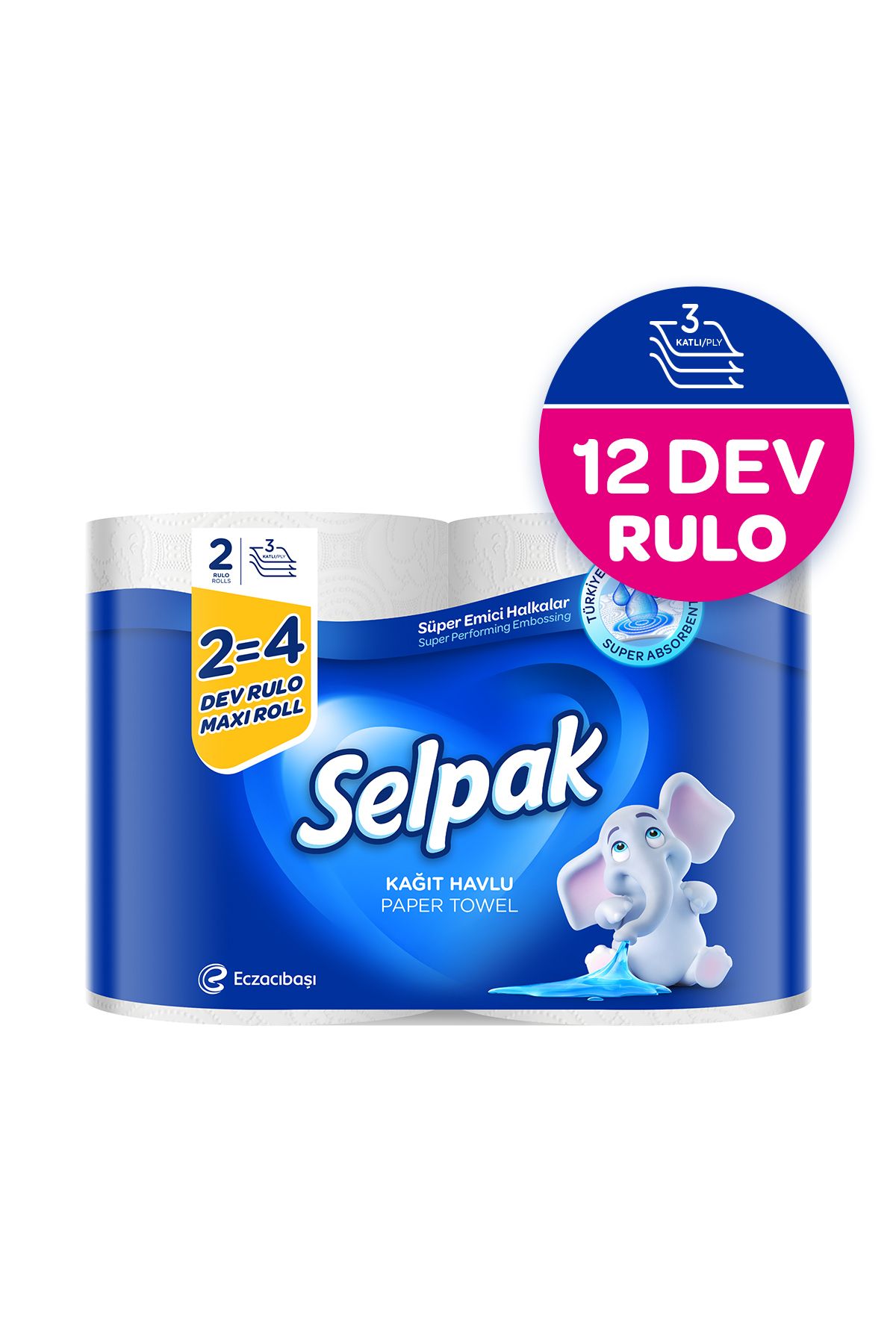 Selpak ® Dev Rulo Kağıt Havlu 12'li