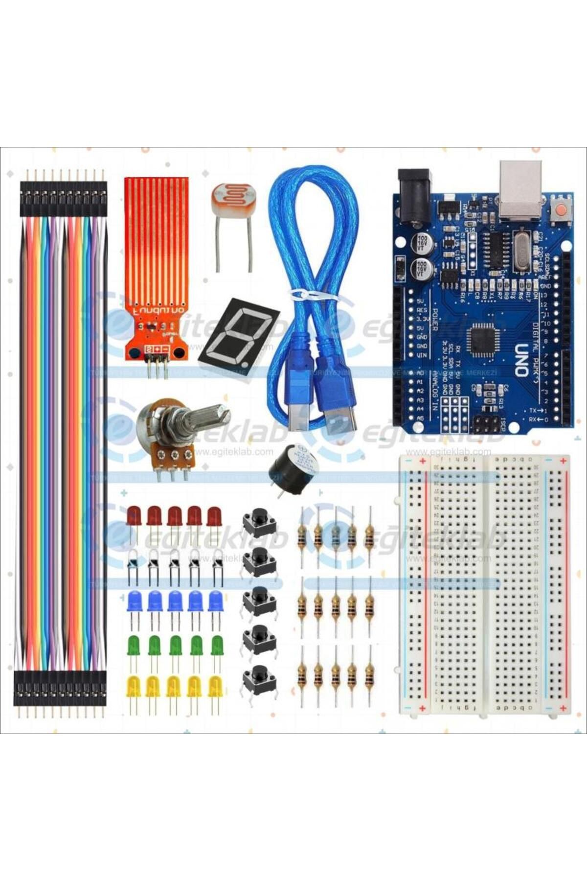 eğiteklab YENİ ROBOTİK KODLAMA ARDUİNO EKONOMİK BAŞLANGIÇ EĞİTİM SETİ