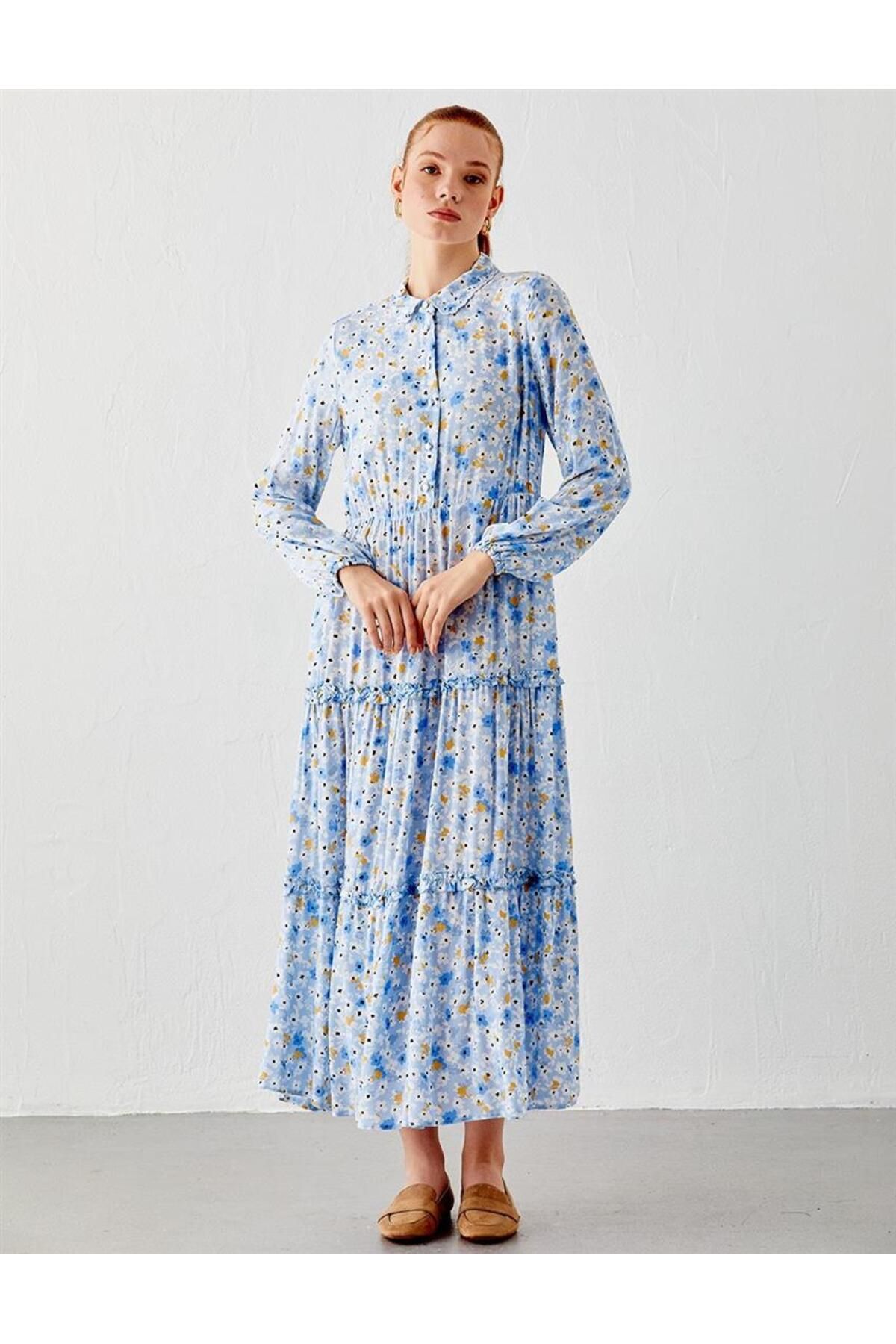 Kayra Elbise-Açık Mavi KY-B22-83007A-42