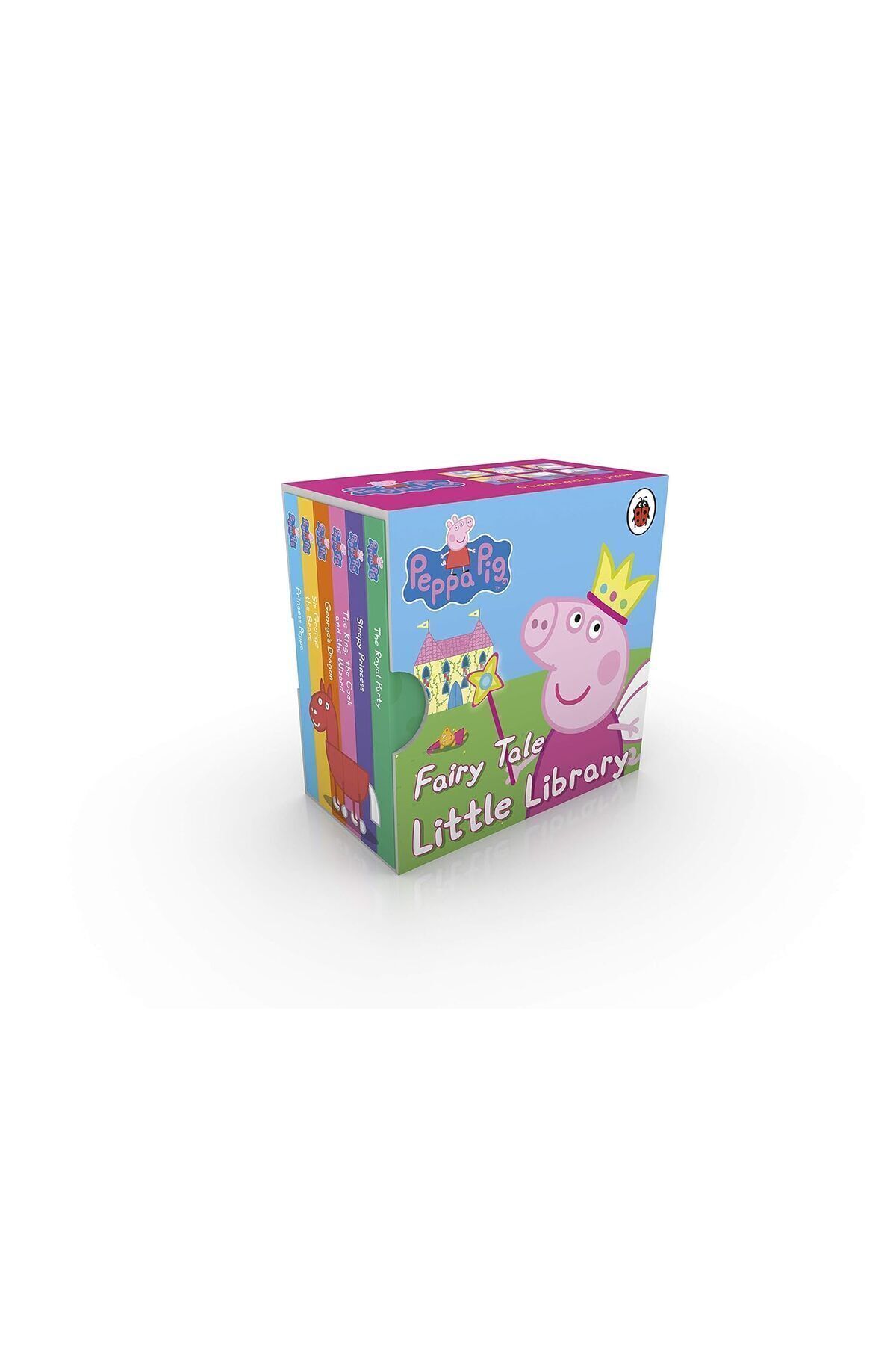KdrElektronik Çocuk Ingilizce Peppa Pig: Fairy Tale Little Library Karton Kitap