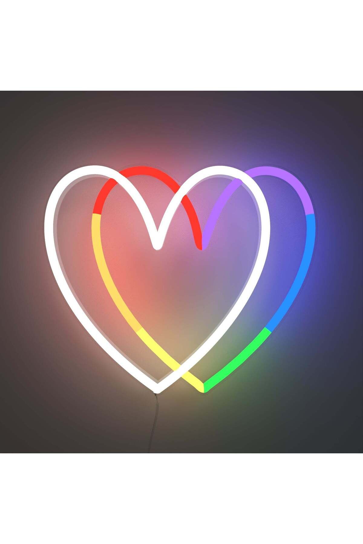 Neon Rainbow Heart - Neon Tabela