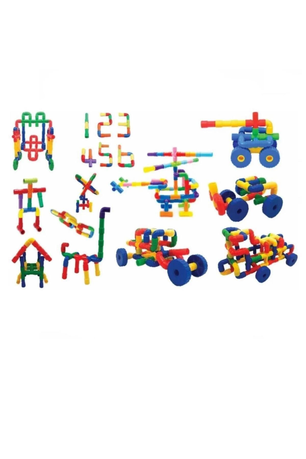 KİNKU King Kids Tekerlekli Boru 72 Parça LEGO