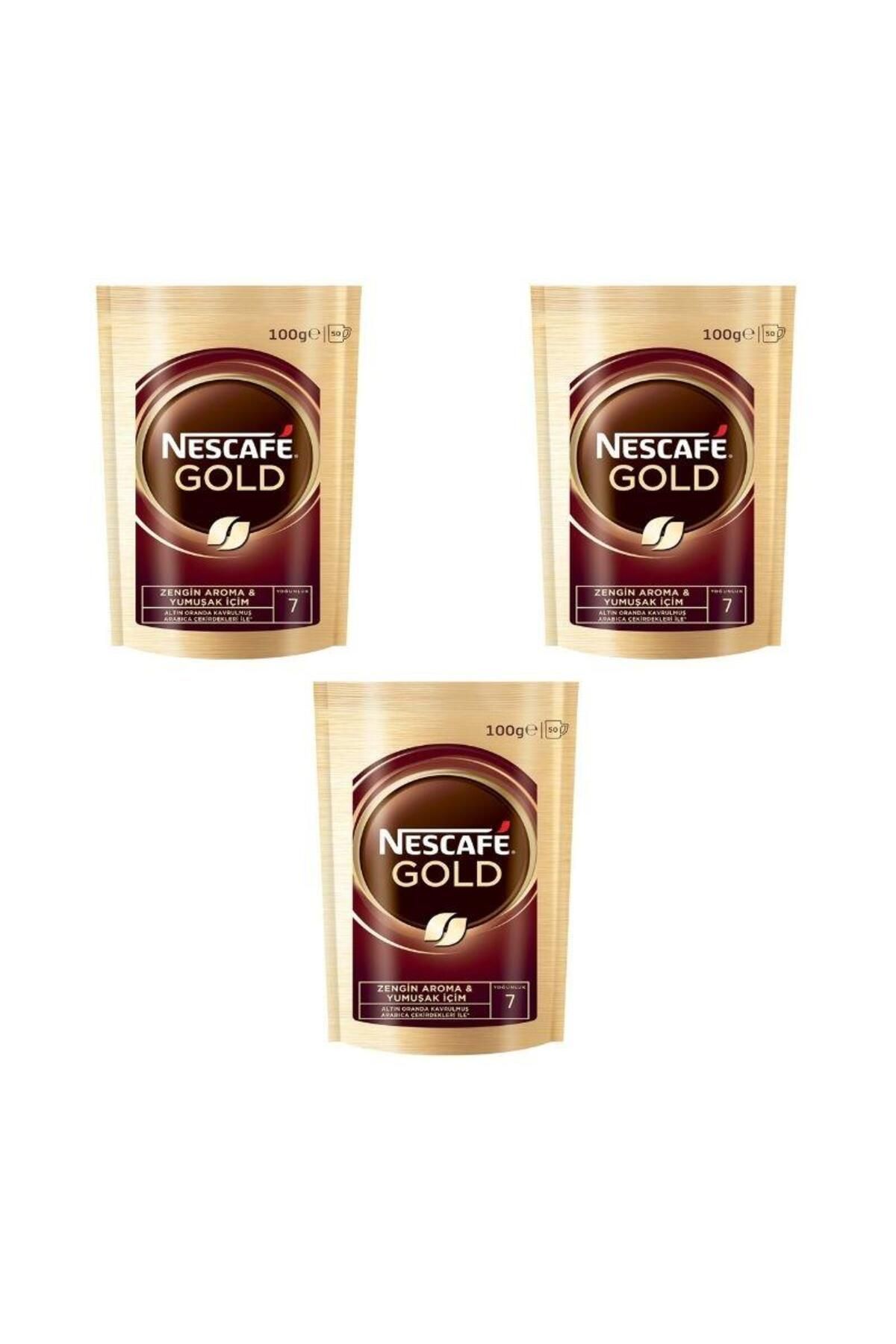 Nescafe - KAHVE NESCAFE GOLD 100GR - 3 PAKET