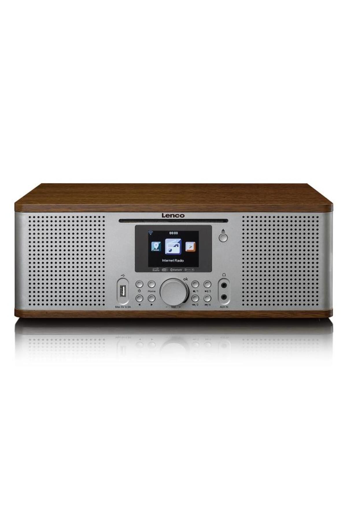 Lenco DIR-270 İnternet Radyo DAB FM Radyo CD Bluetooth Ahşap