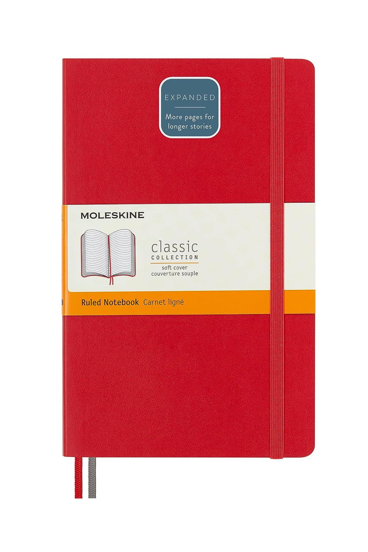 Moleskine Expanded Koleksiyon Not Defteri Large 13x21cm Yumuşak Kapak Çizgili 400 Sayfa
