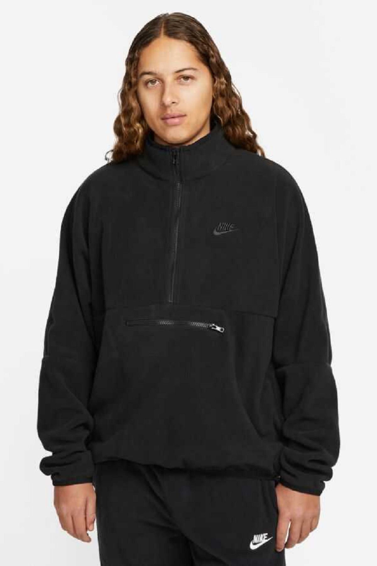 Nike Club Fleece+ Half Zip Top Erkek Polar Sweatshirt